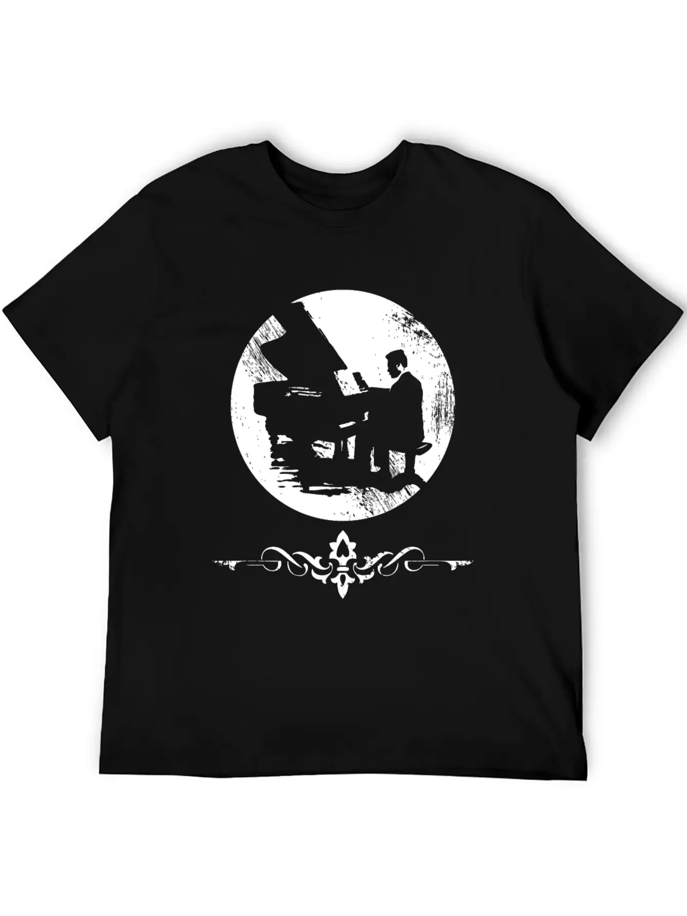 Piano Pianist Grand Piano Classic Concert Unisex Casual T-Shirt – Clean Design For Daily Comfort
