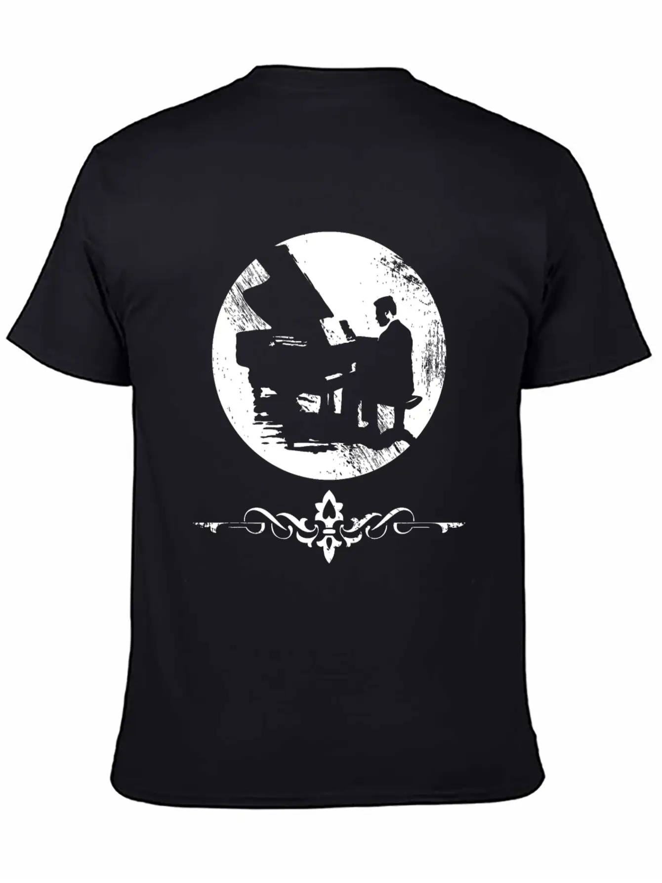 Piano Pianist Grand Piano Classic Concert Unisex Casual T-Shirt – Clean Design For Daily Comfort