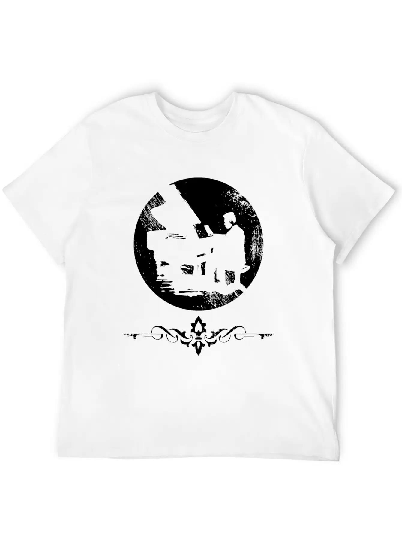 Piano Pianist Grand Piano Classic Concert Unisex Casual T-Shirt – Clean Design For Daily Comfort