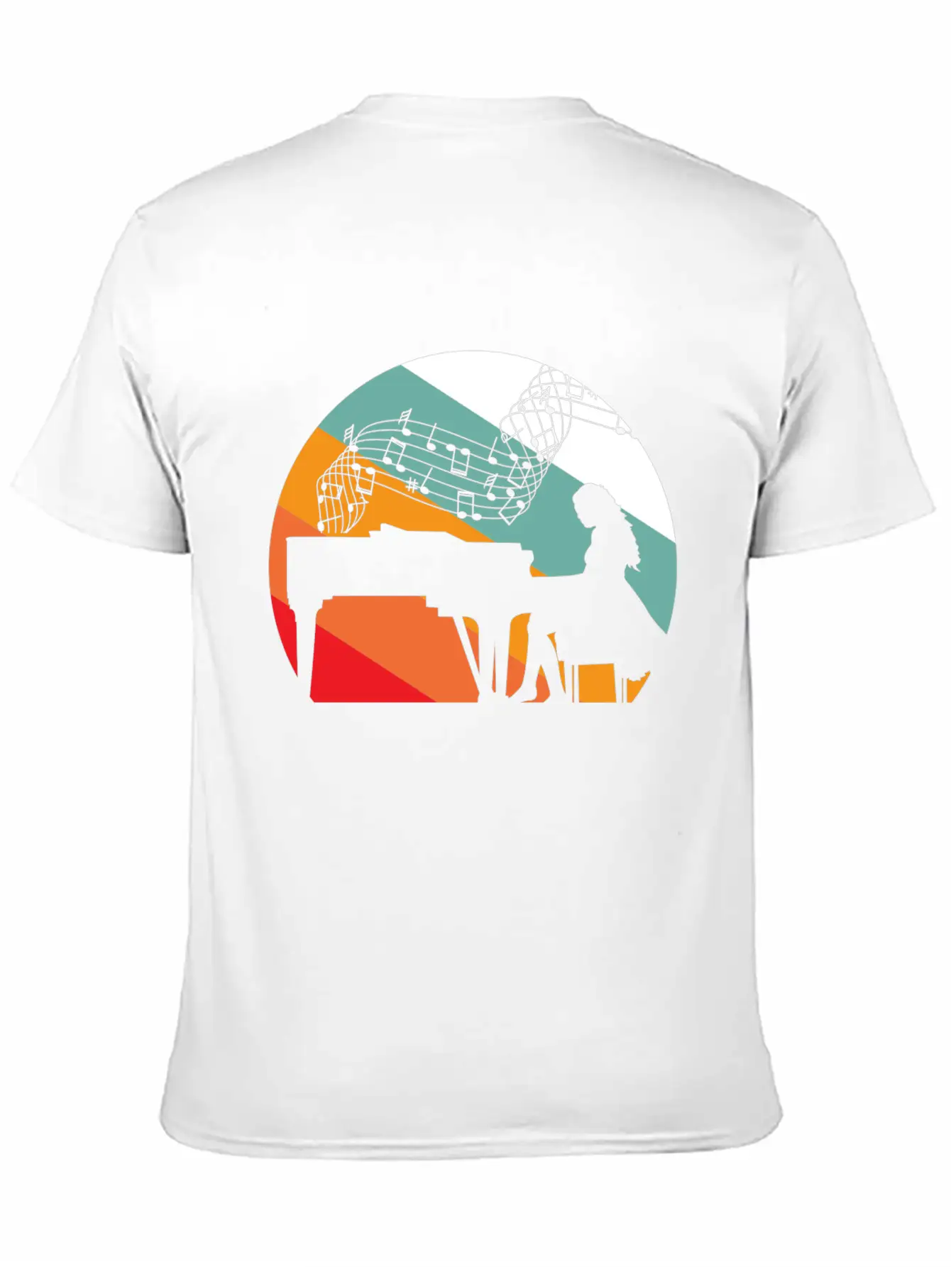 Piano Pianist Piano Pianist Woman Basic Graphic T-Shirt – Daily Comfort In Soft Cotton
