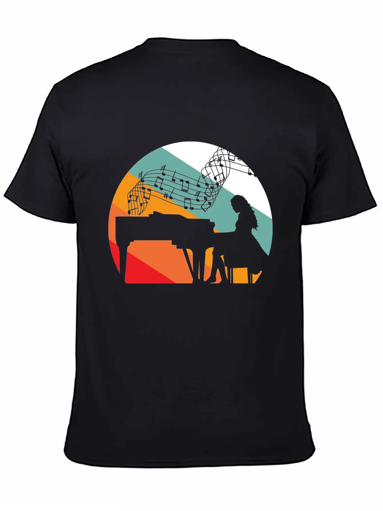 Piano Pianist Piano Pianist Woman Basic Graphic T-Shirt – Daily Comfort In Soft Cotton