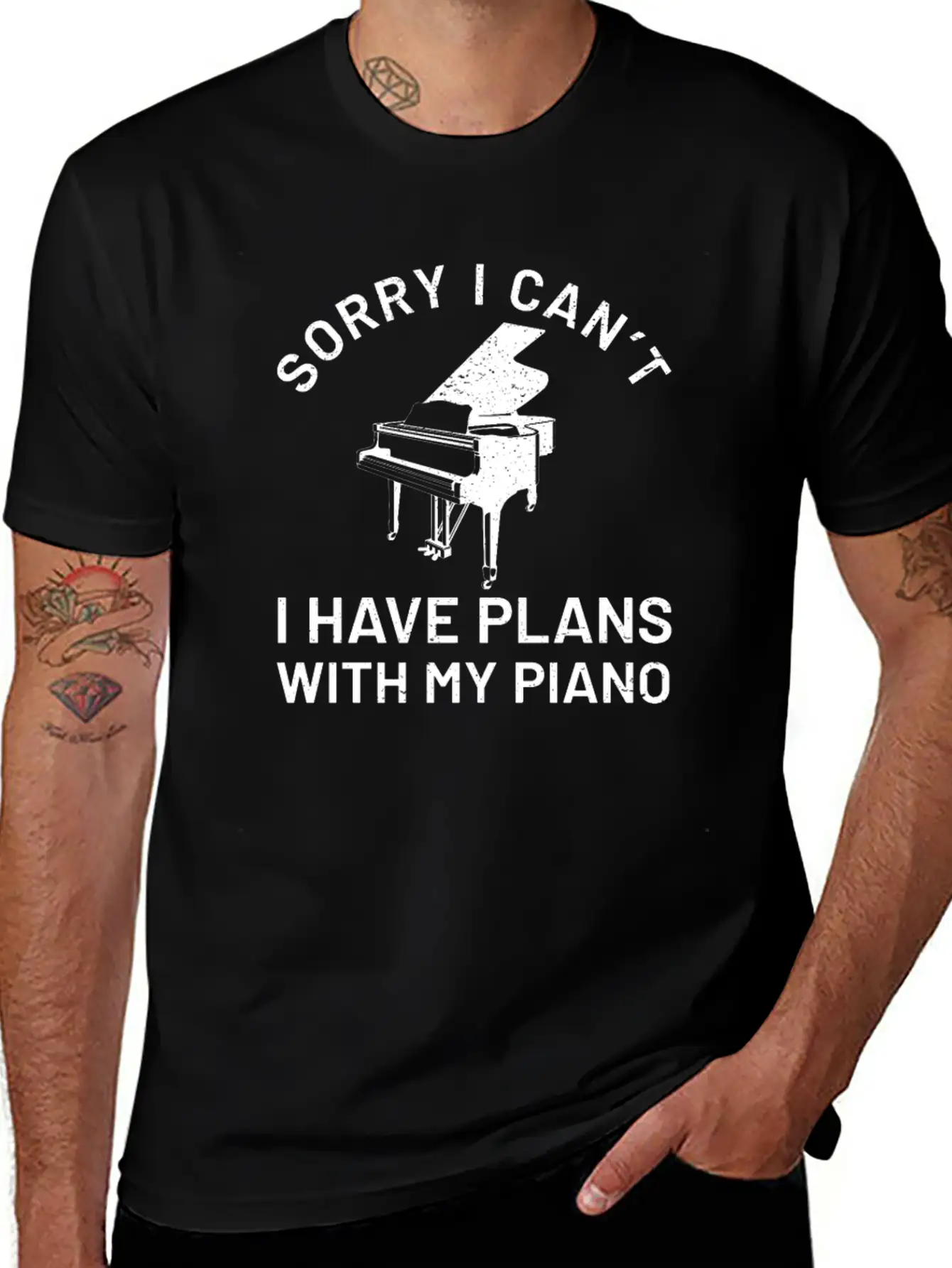 Piano Piano Pianist Keyboard Classic Basic Graphic T-Shirt – Daily Comfort In Soft Cotton