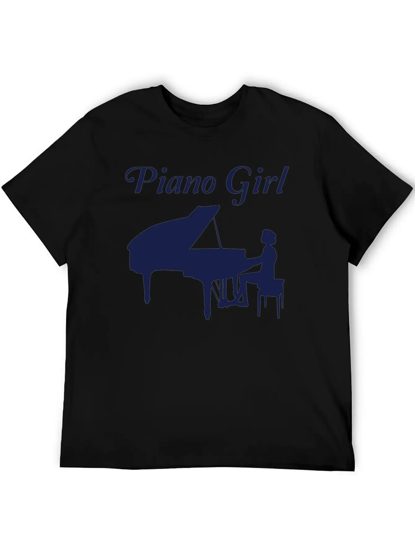 Piano Player Grand Piano Pianist Women Girls Gift Stylish Everyday T-Shirt – Unisex Basic Cotton Tee