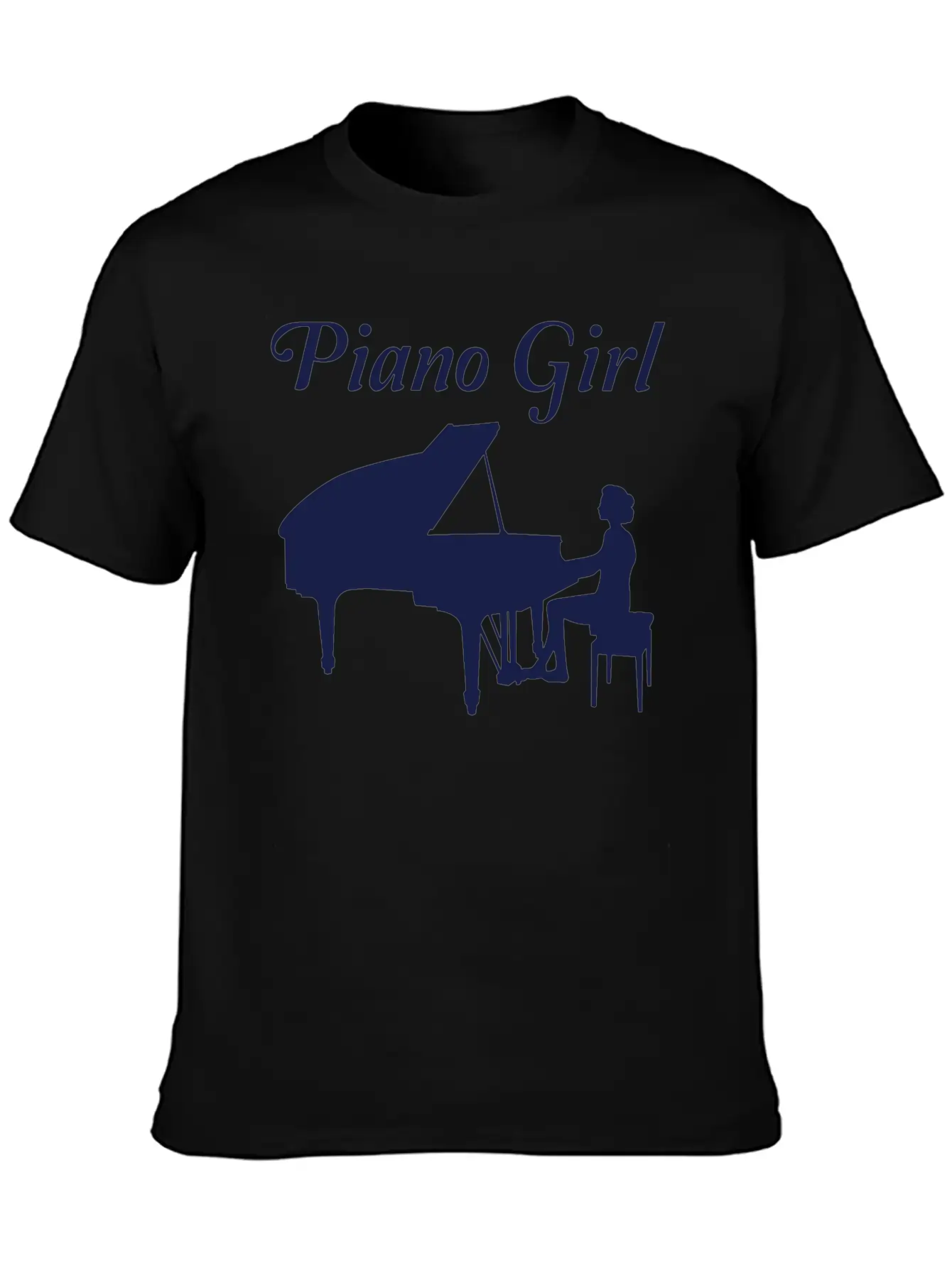 Piano Player Grand Piano Pianist Women Girls Gift Stylish Everyday T-Shirt – Unisex Basic Cotton Tee