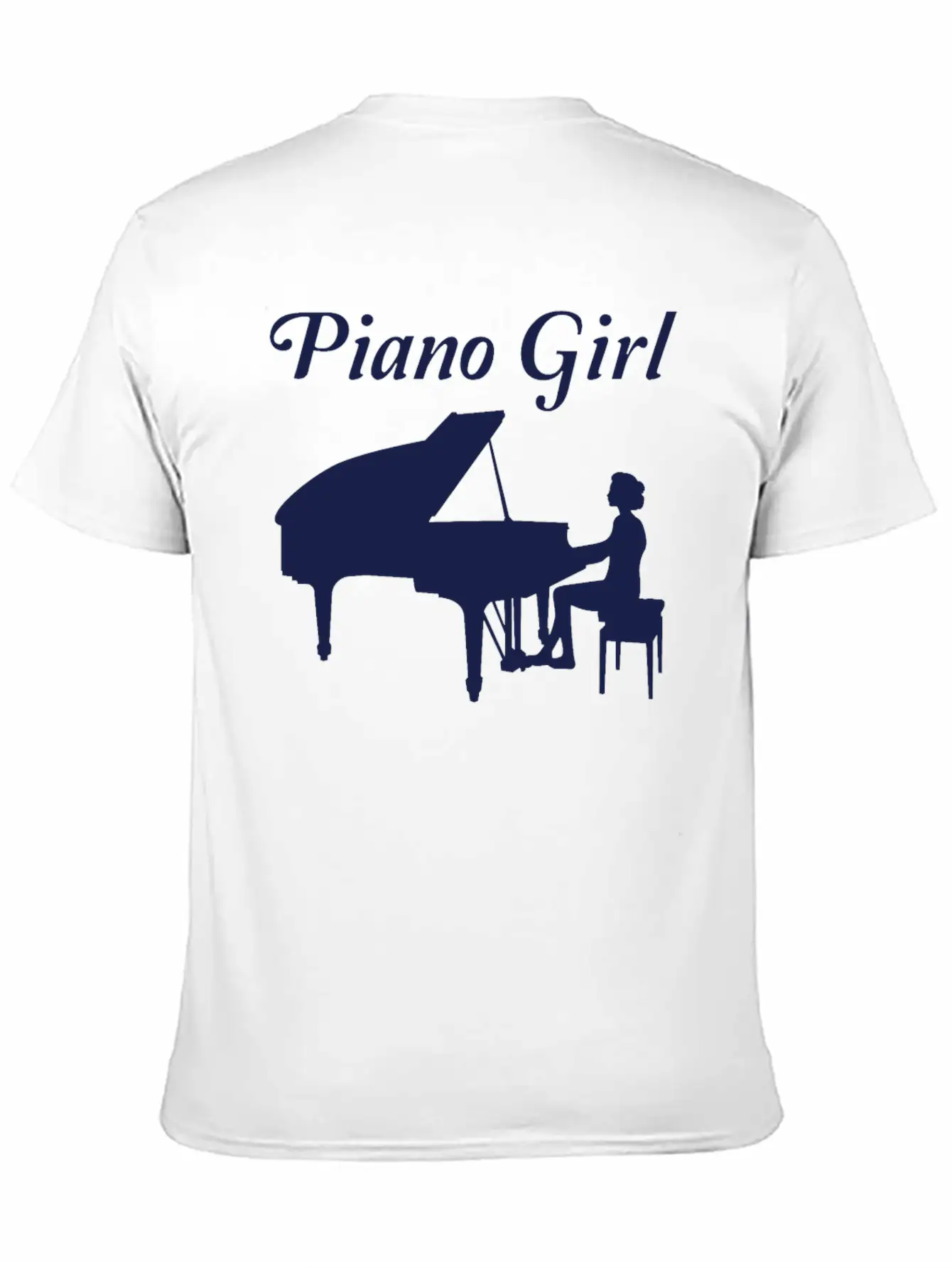 Piano Player Grand Piano Pianist Women Girls Gift Stylish Everyday T-Shirt – Unisex Basic Cotton Tee