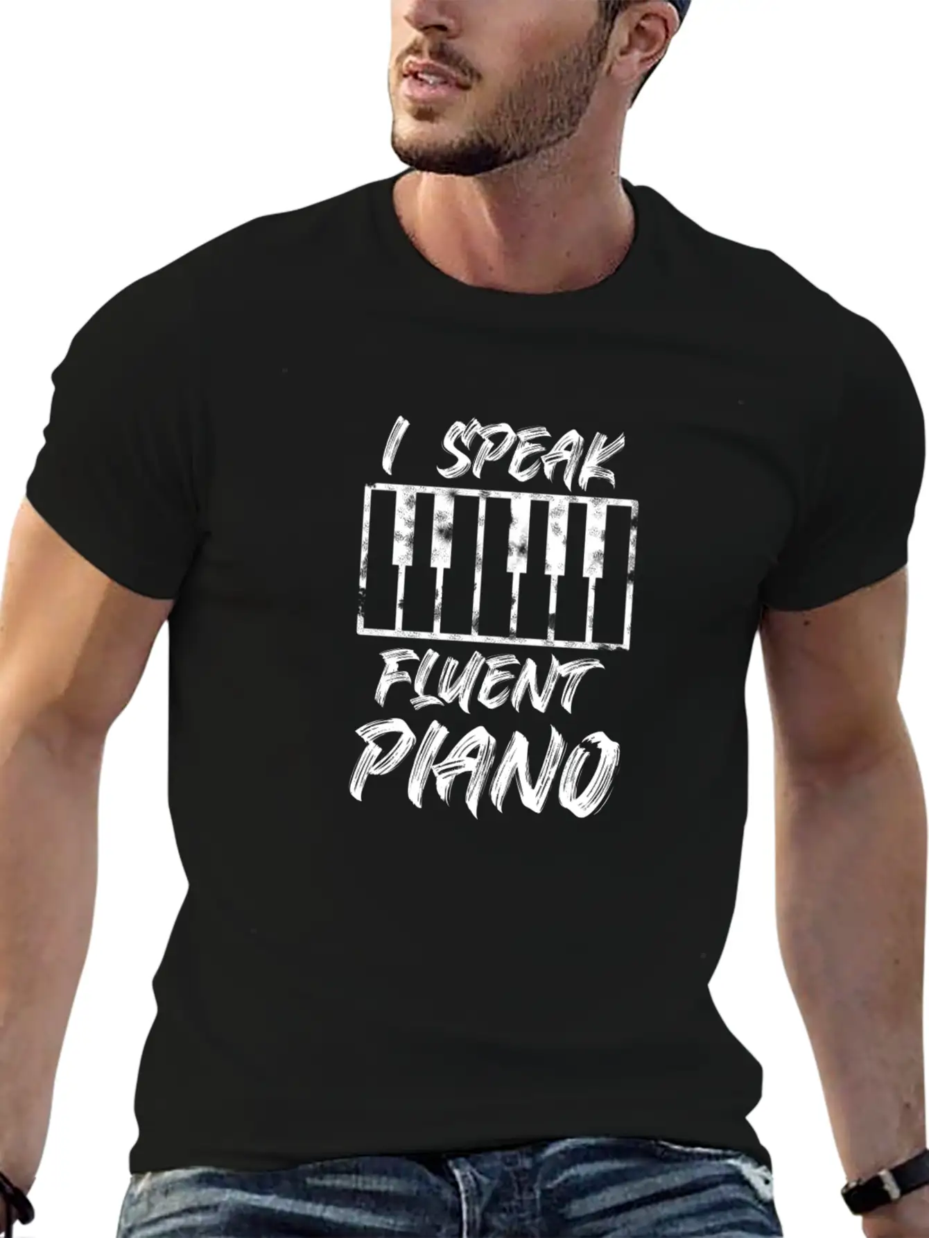 Piano Stylish Everyday T-Shirt – Unisex Basic Cotton Tee