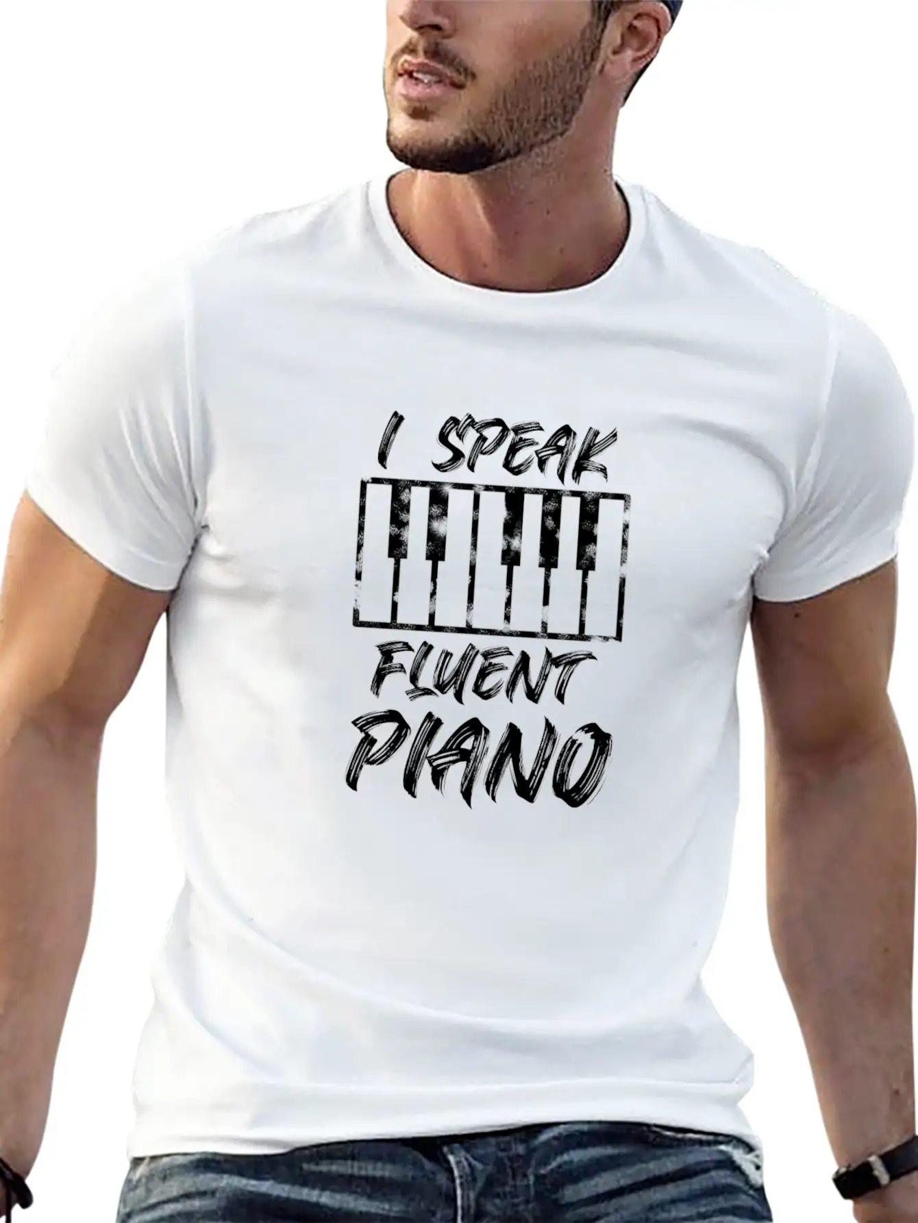 Piano Stylish Everyday T-Shirt – Unisex Basic Cotton Tee