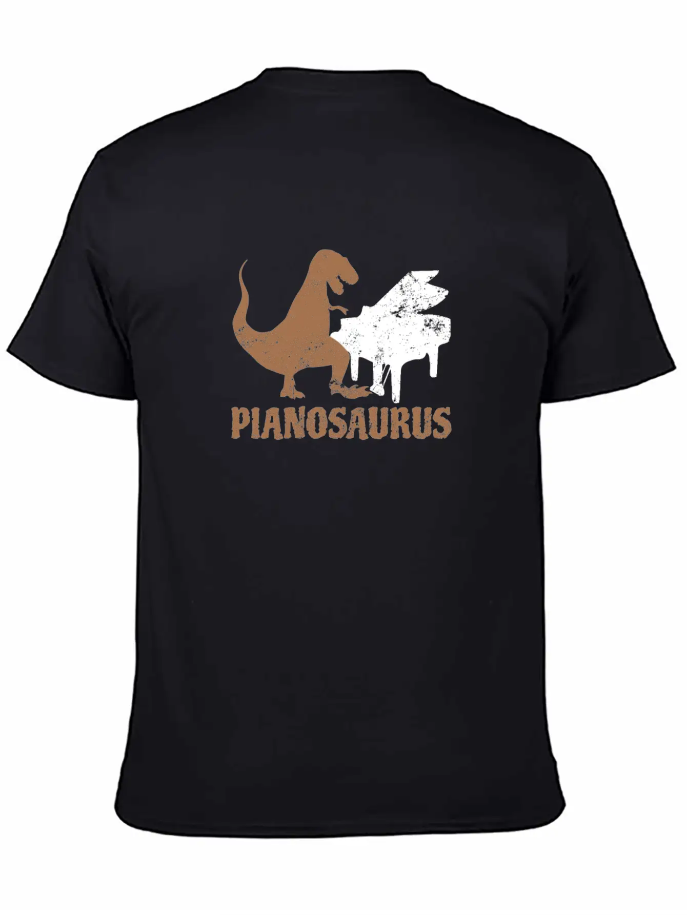 Piano Teacher Pianosaurus Dinosaur Gift Lightweight Cotton T-Shirt – Daily Comfort Graphic Shirt