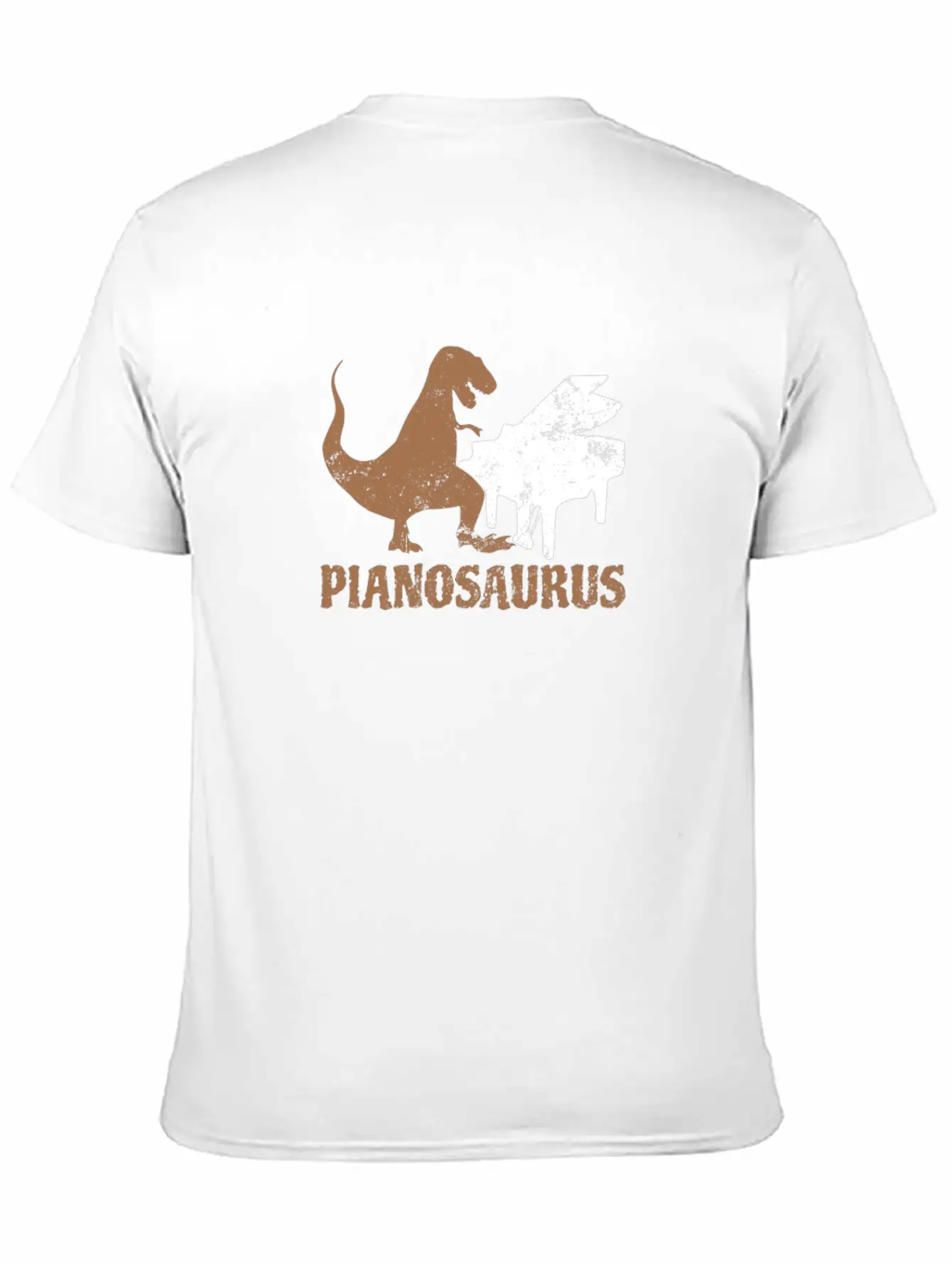 Piano Teacher Pianosaurus Dinosaur Gift Lightweight Cotton T-Shirt – Daily Comfort Graphic Shirt