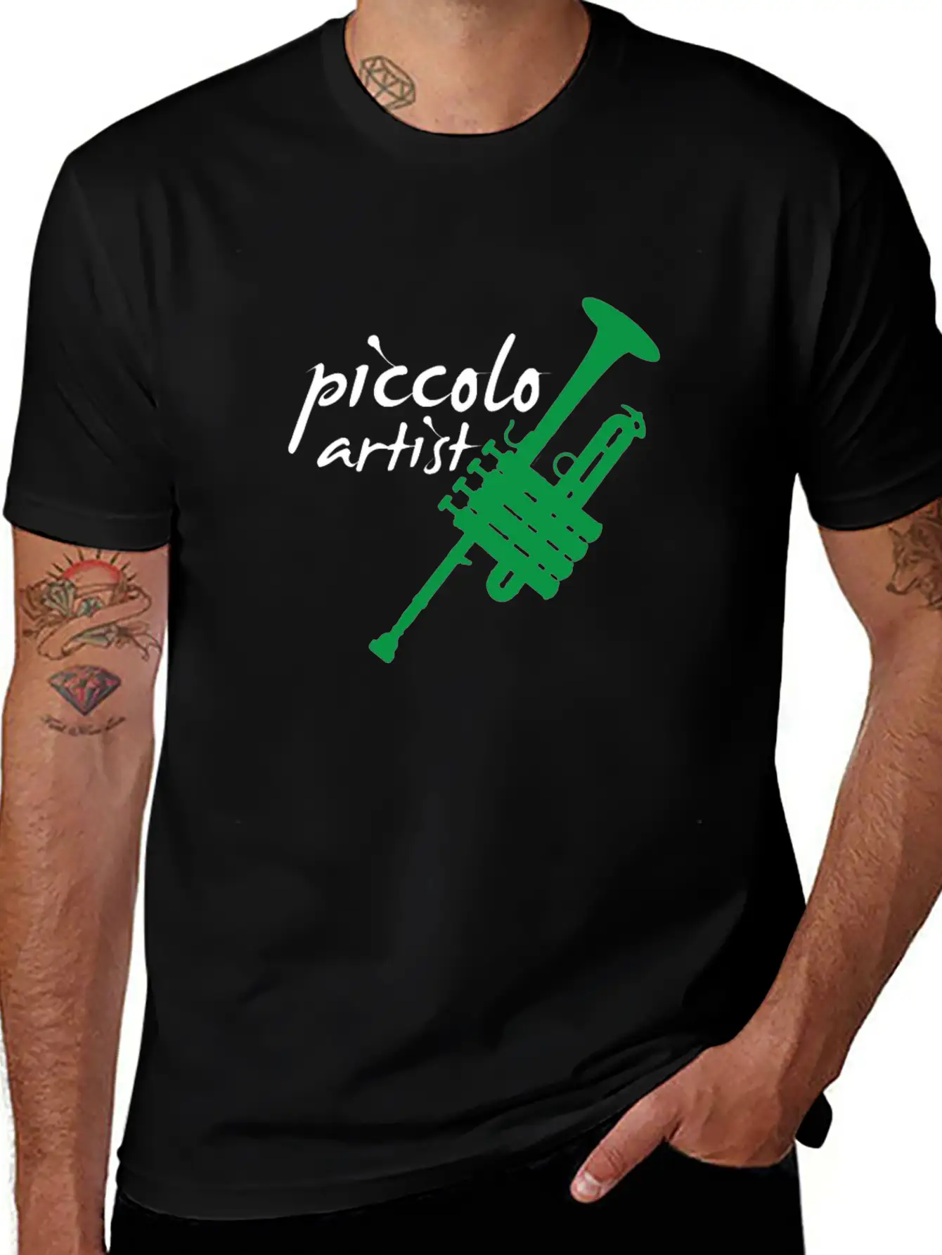 Piccolo Artist Comfortable Minimalist Graphic Tee – Summer Style Essential