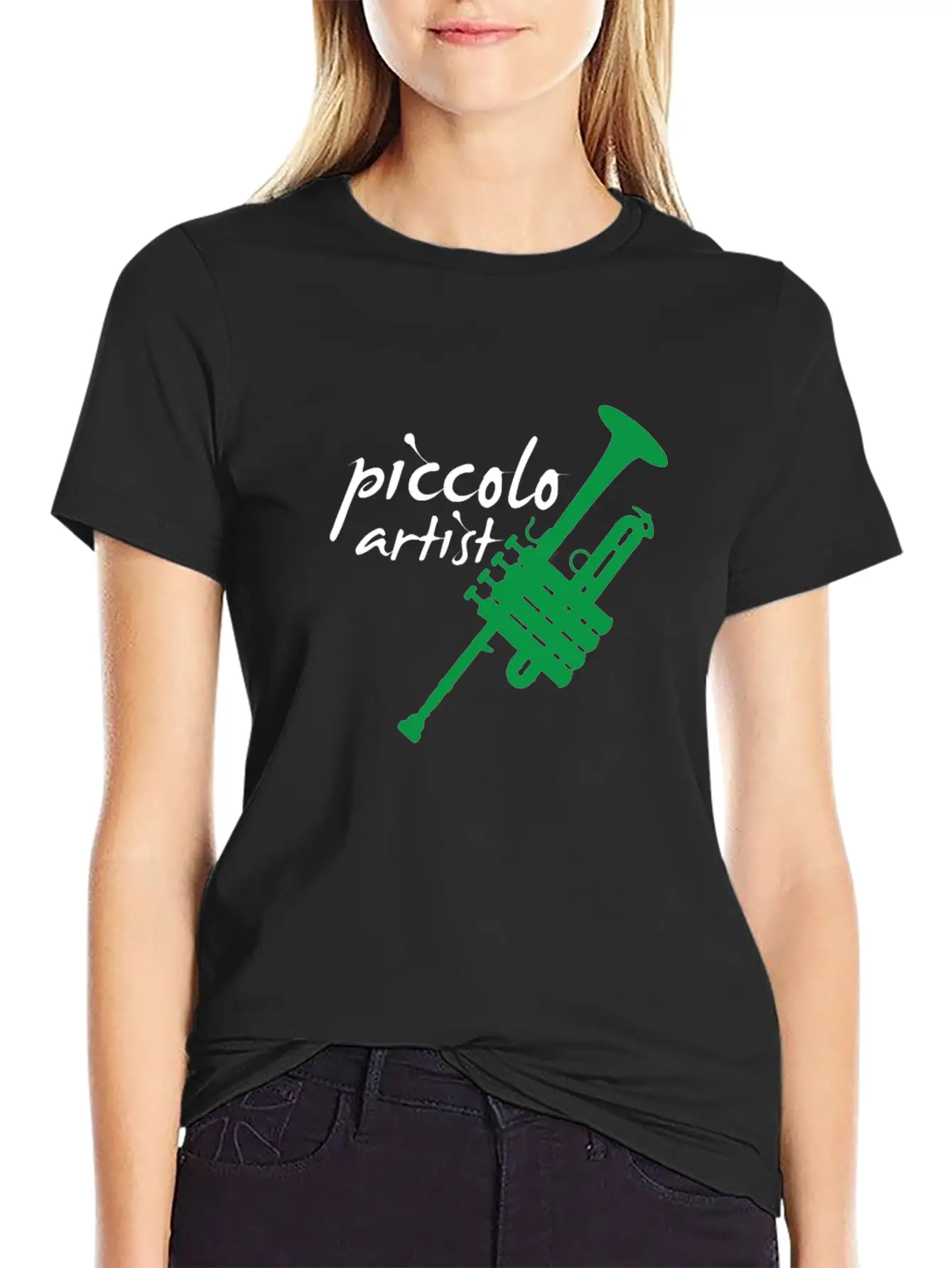 Piccolo Artist Comfortable Minimalist Graphic Tee – Summer Style Essential