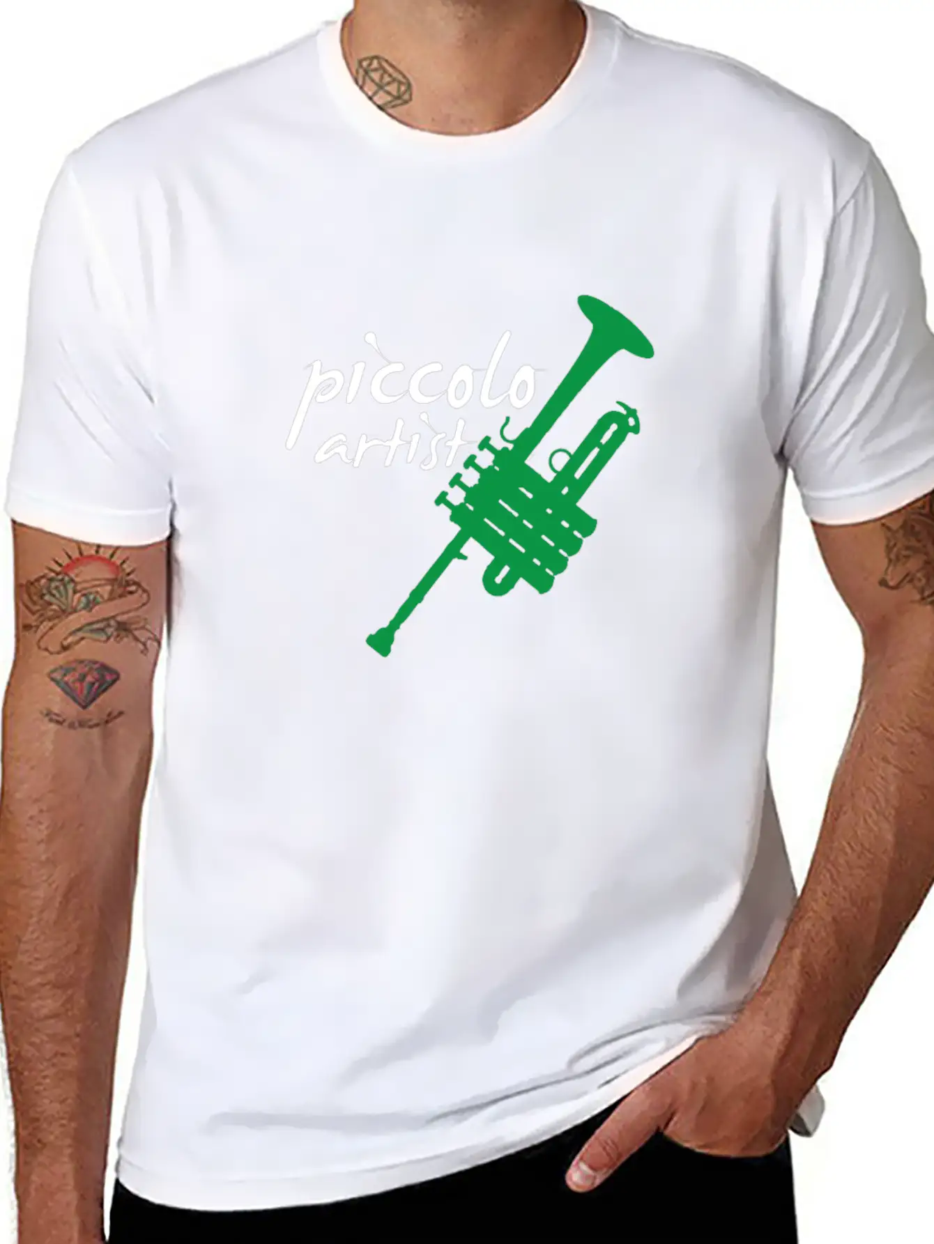 Piccolo Artist Comfortable Minimalist Graphic Tee – Summer Style Essential