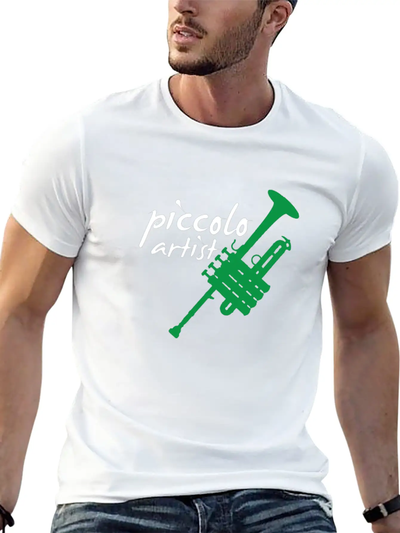 Piccolo Artist Comfortable Minimalist Graphic Tee – Summer Style Essential