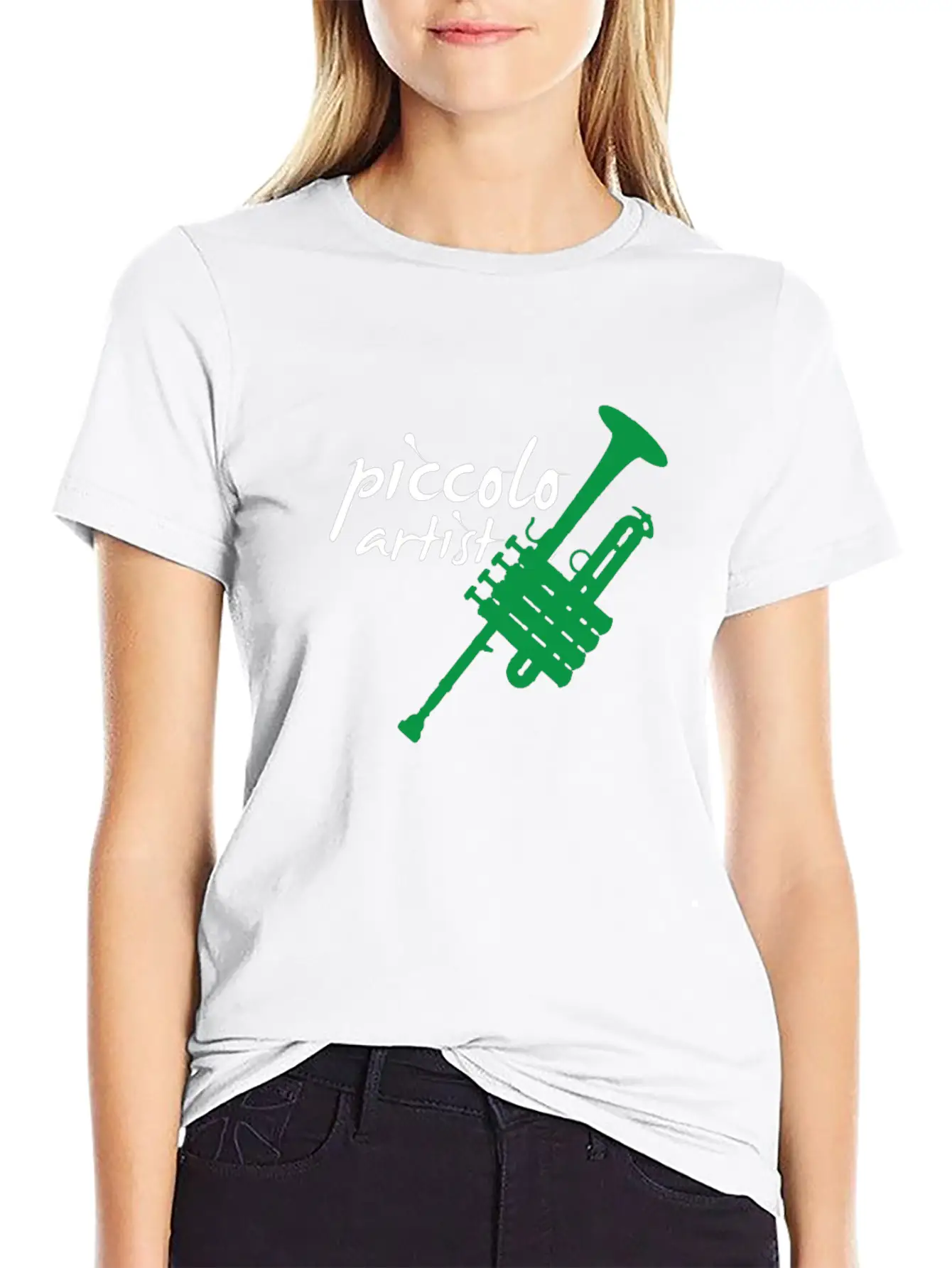 Piccolo Artist Comfortable Minimalist Graphic Tee – Summer Style Essential