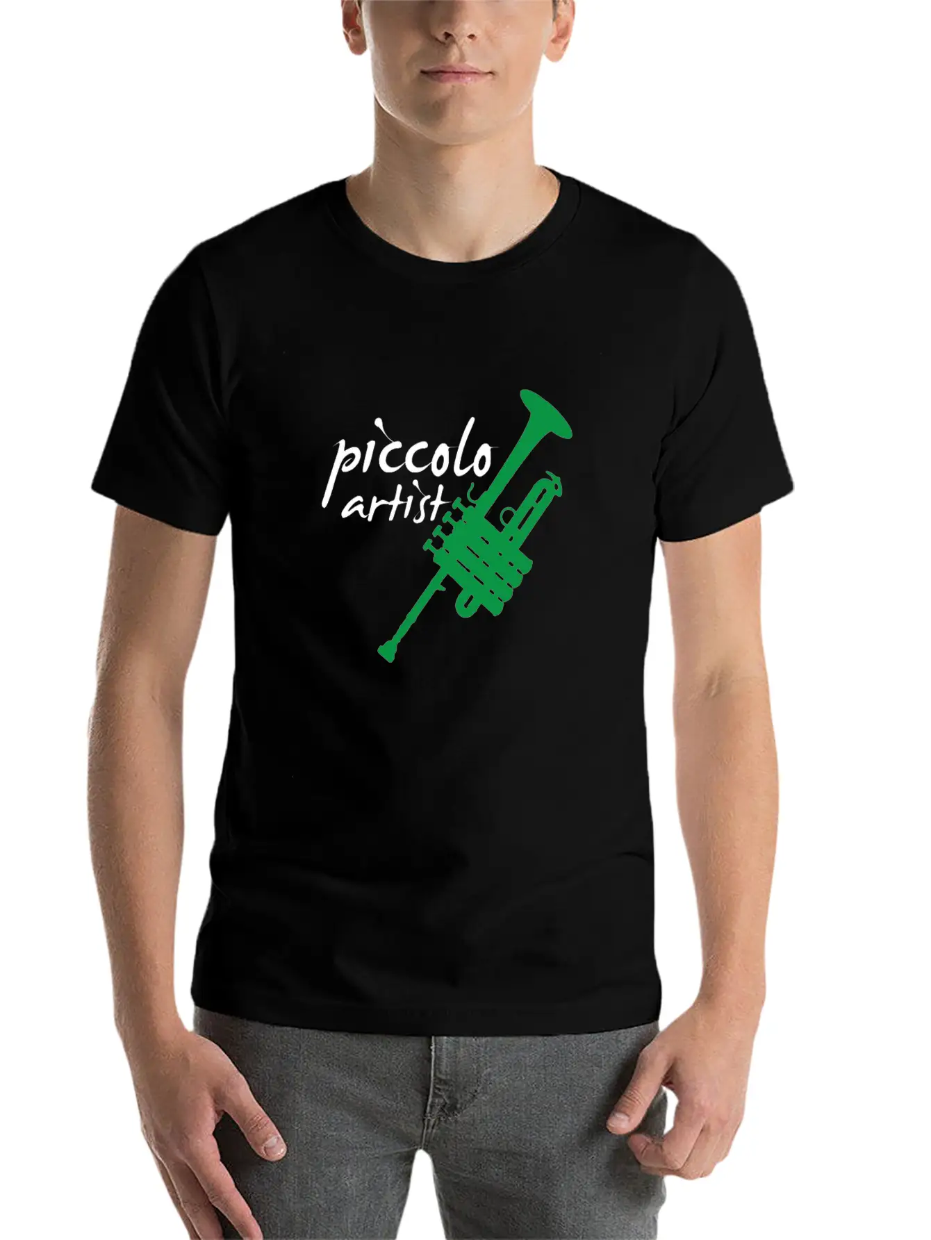 Piccolo Artist Comfortable Minimalist Graphic Tee – Summer Style Essential
