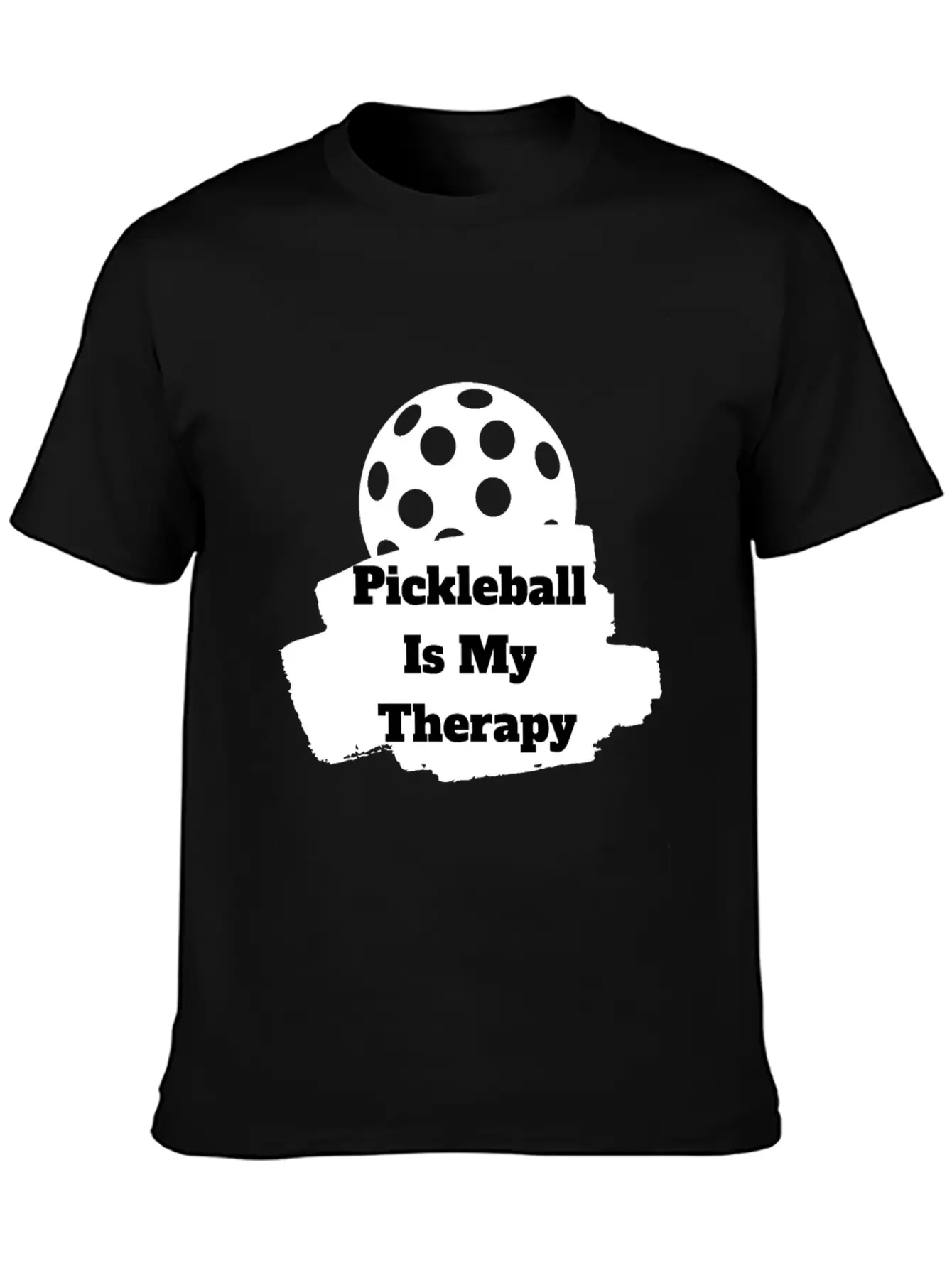 Pickleball Is My Therapy Lightweight Cotton T-Shirt – Daily Comfort Graphic Shirt