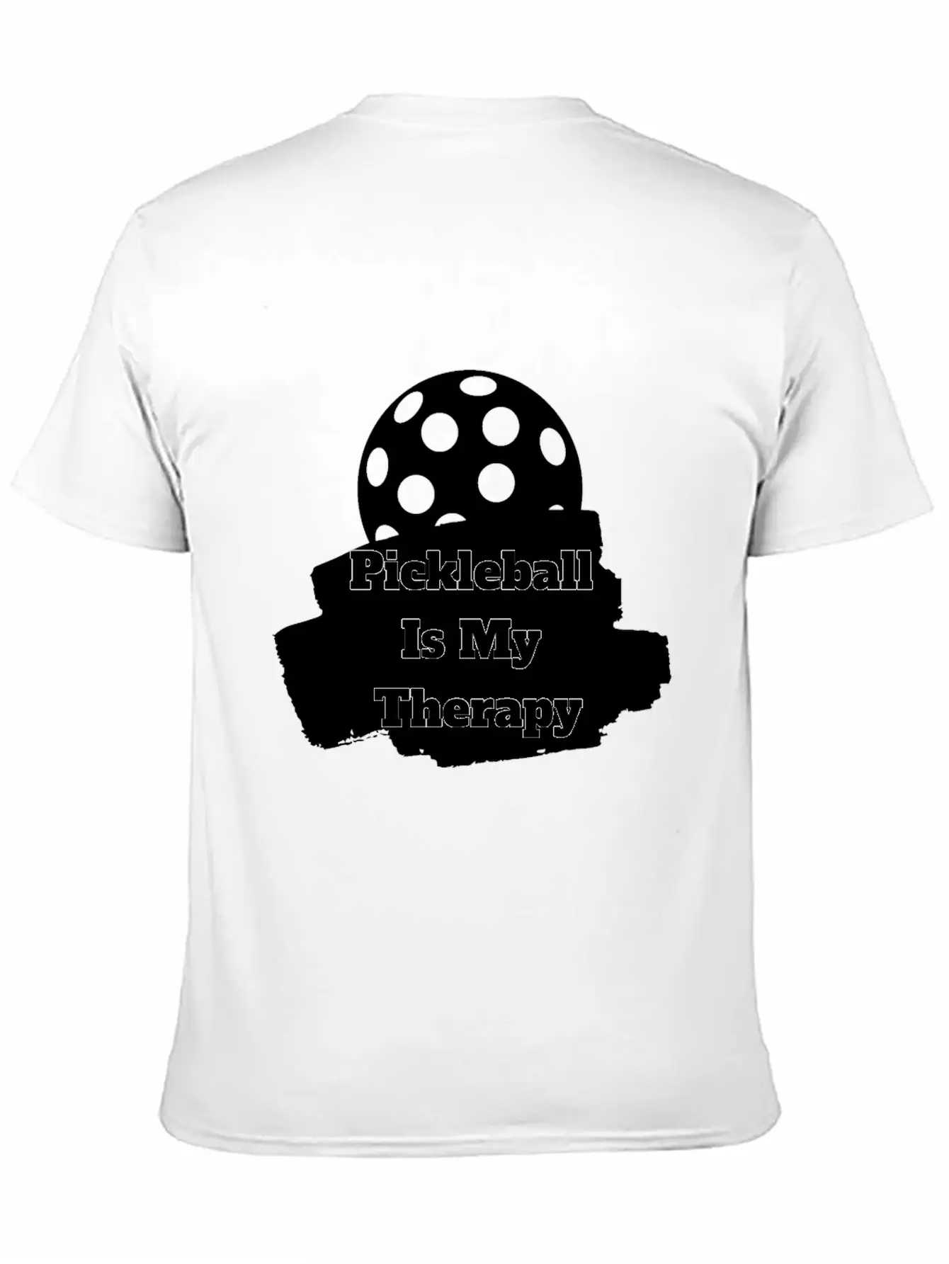 Pickleball Is My Therapy Lightweight Cotton T-Shirt – Daily Comfort Graphic Shirt