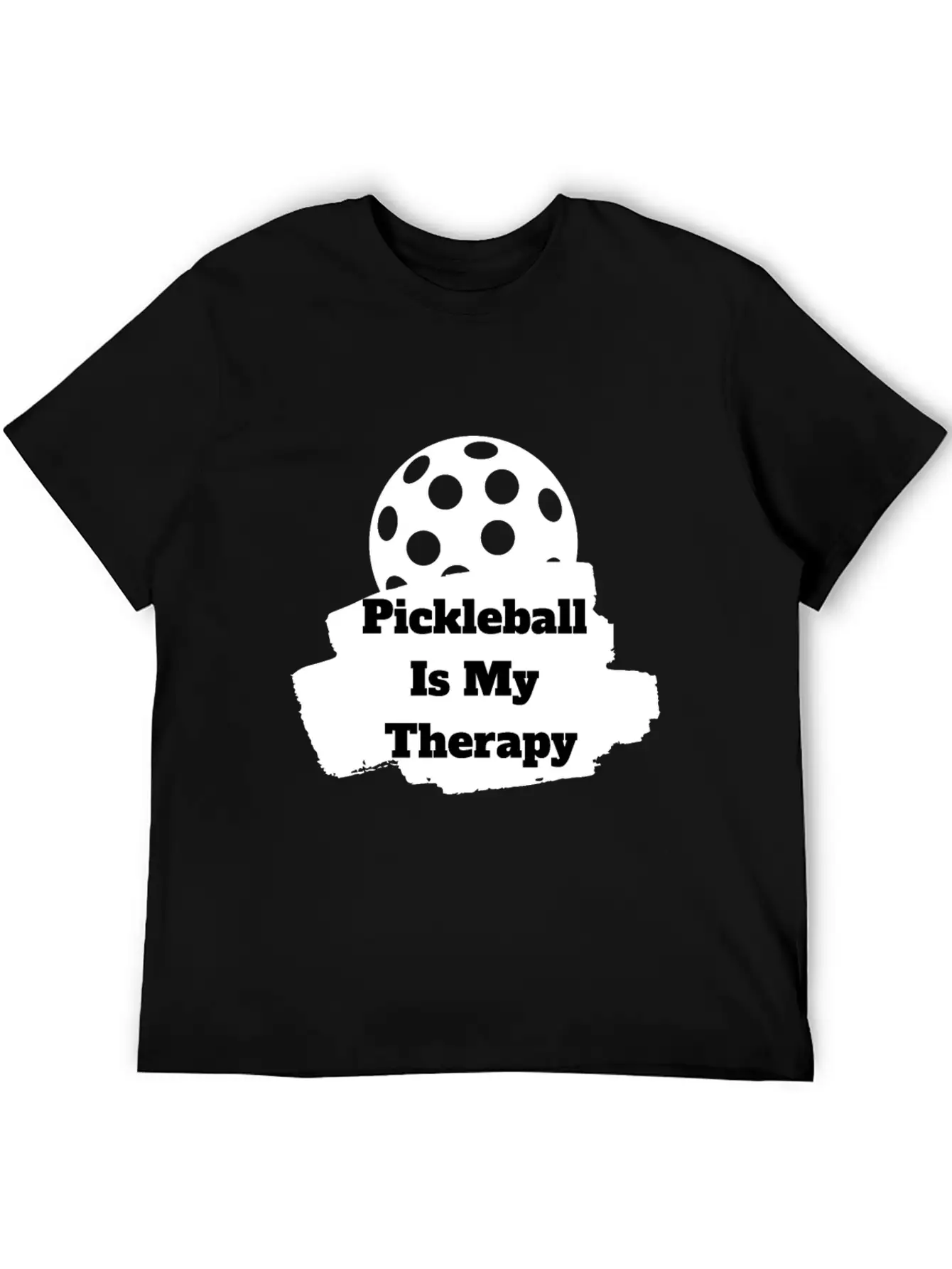 Pickleball Is My Therapy Lightweight Cotton T-Shirt – Daily Comfort Graphic Shirt