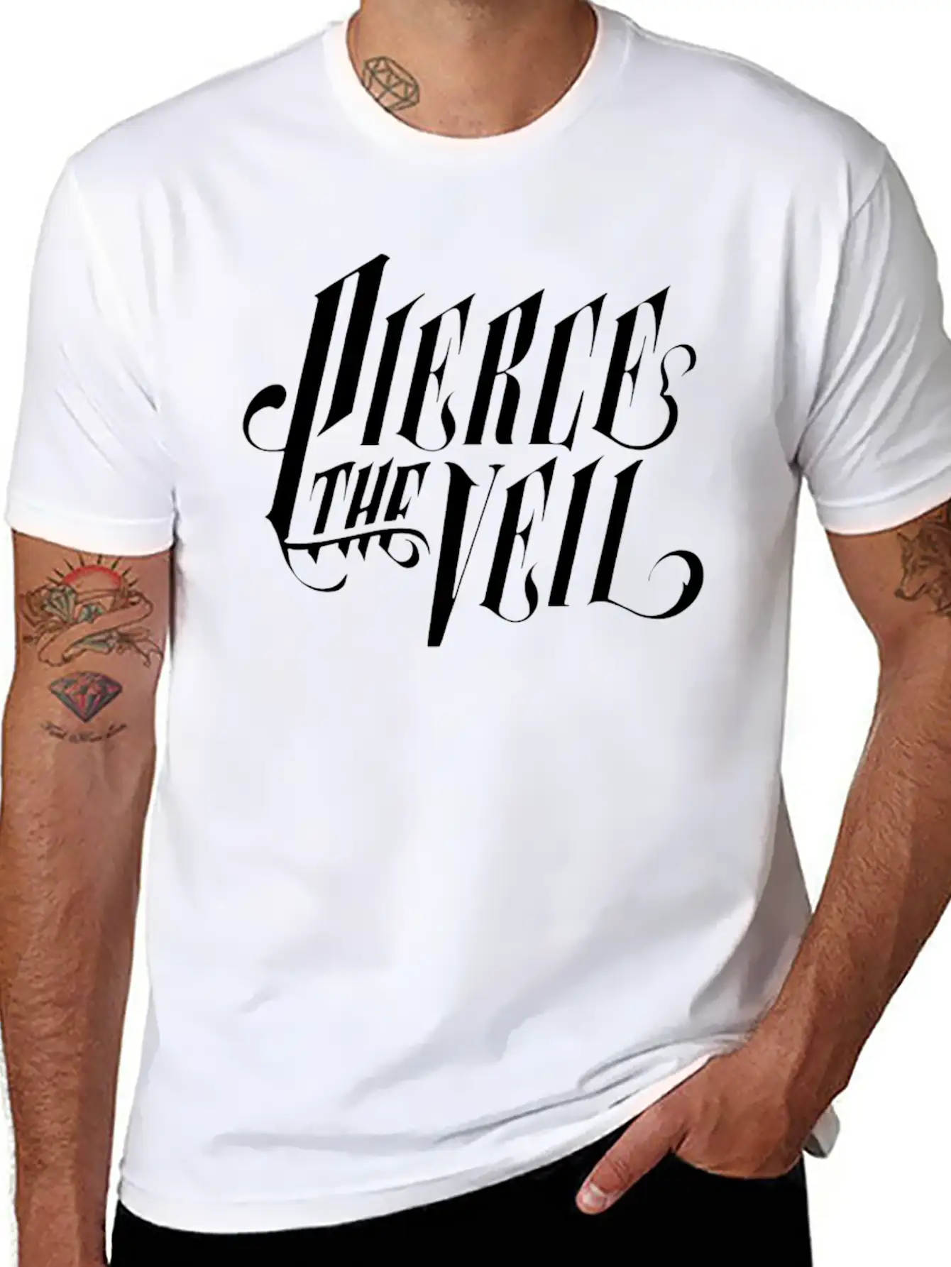 Pierce The Veil Rock Punk Indie Ticket Concert Classic Fit Graphic Tee For Daily Comfort – Unisex Cotton Shirt