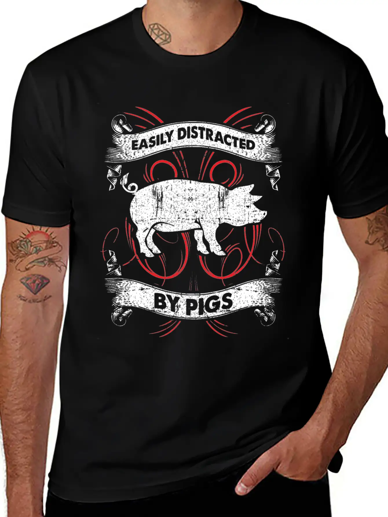 Pig Farming Animals Soft Cotton Short Sleeve Tee – Unisex Wardrobe Staple