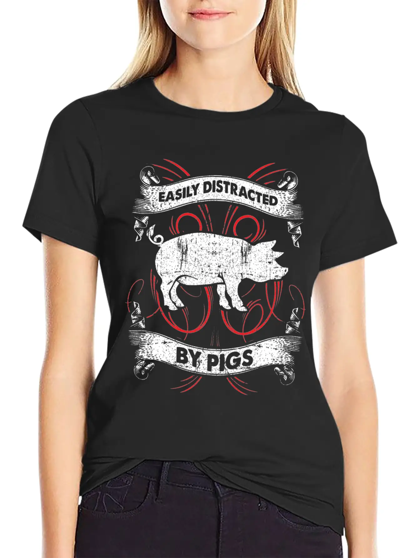 Pig Farming Animals Soft Cotton Short Sleeve Tee – Unisex Wardrobe Staple