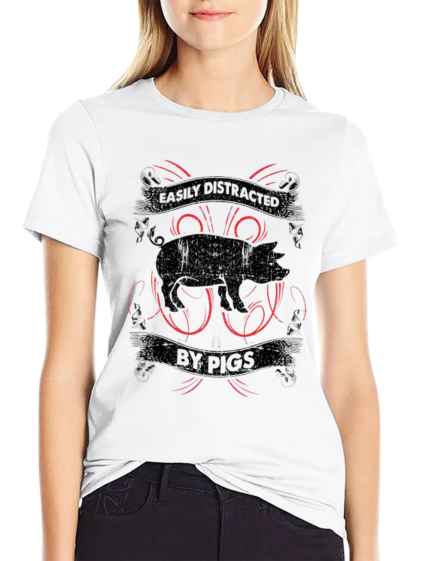 Pig Farming Animals Soft Cotton Short Sleeve Tee – Unisex Wardrobe Staple