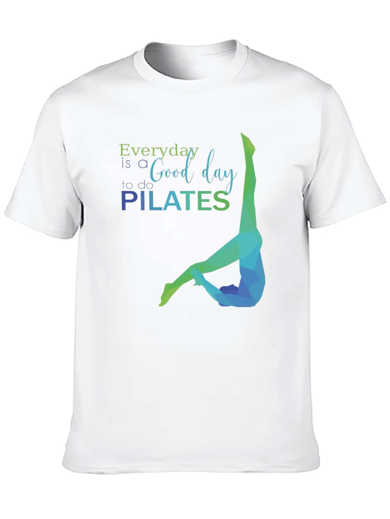 Pilates Exercise Lightweight Cotton T-Shirt – Daily Comfort Graphic Shirt