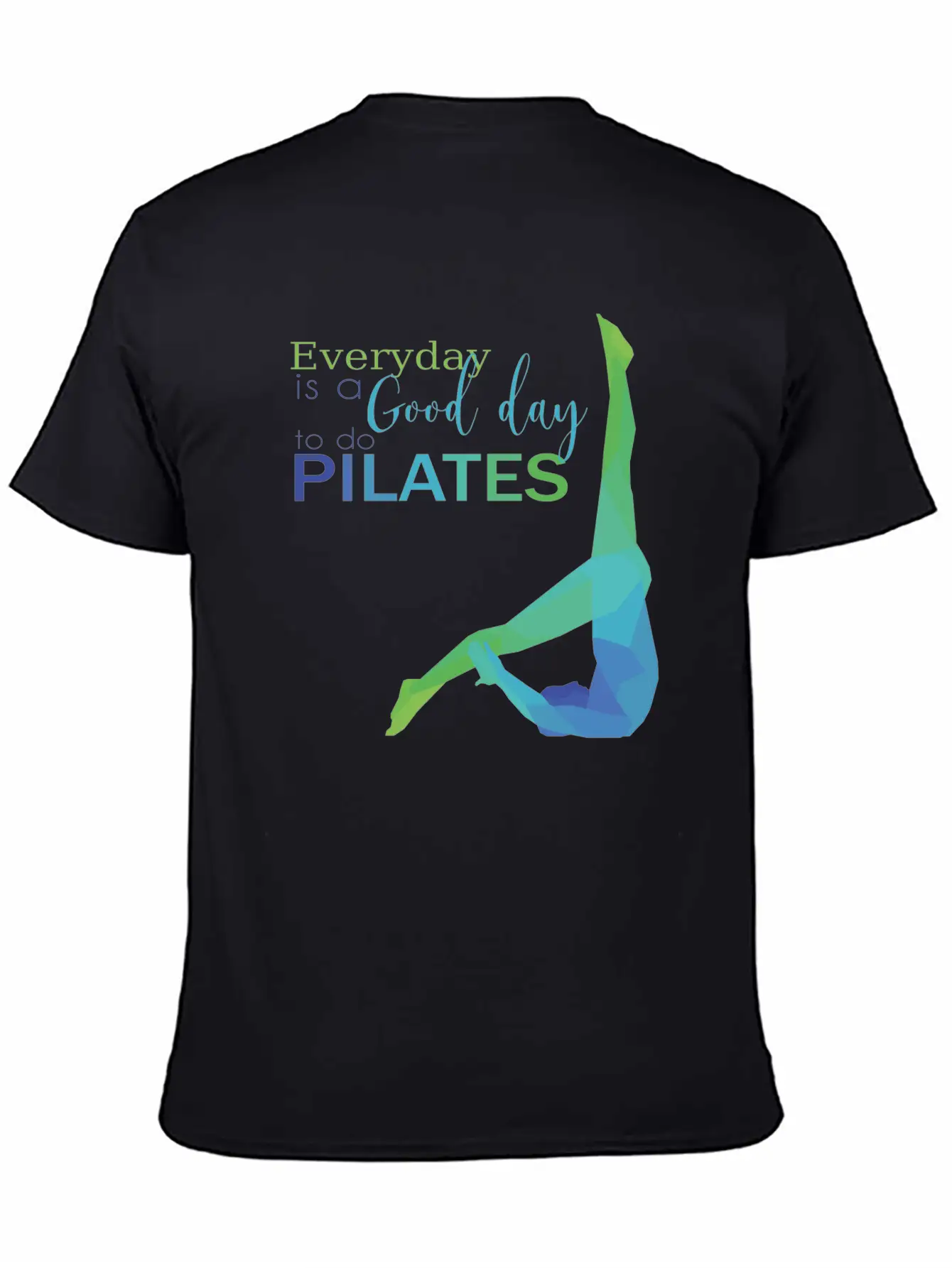 Pilates Exercise Lightweight Cotton T-Shirt – Daily Comfort Graphic Shirt