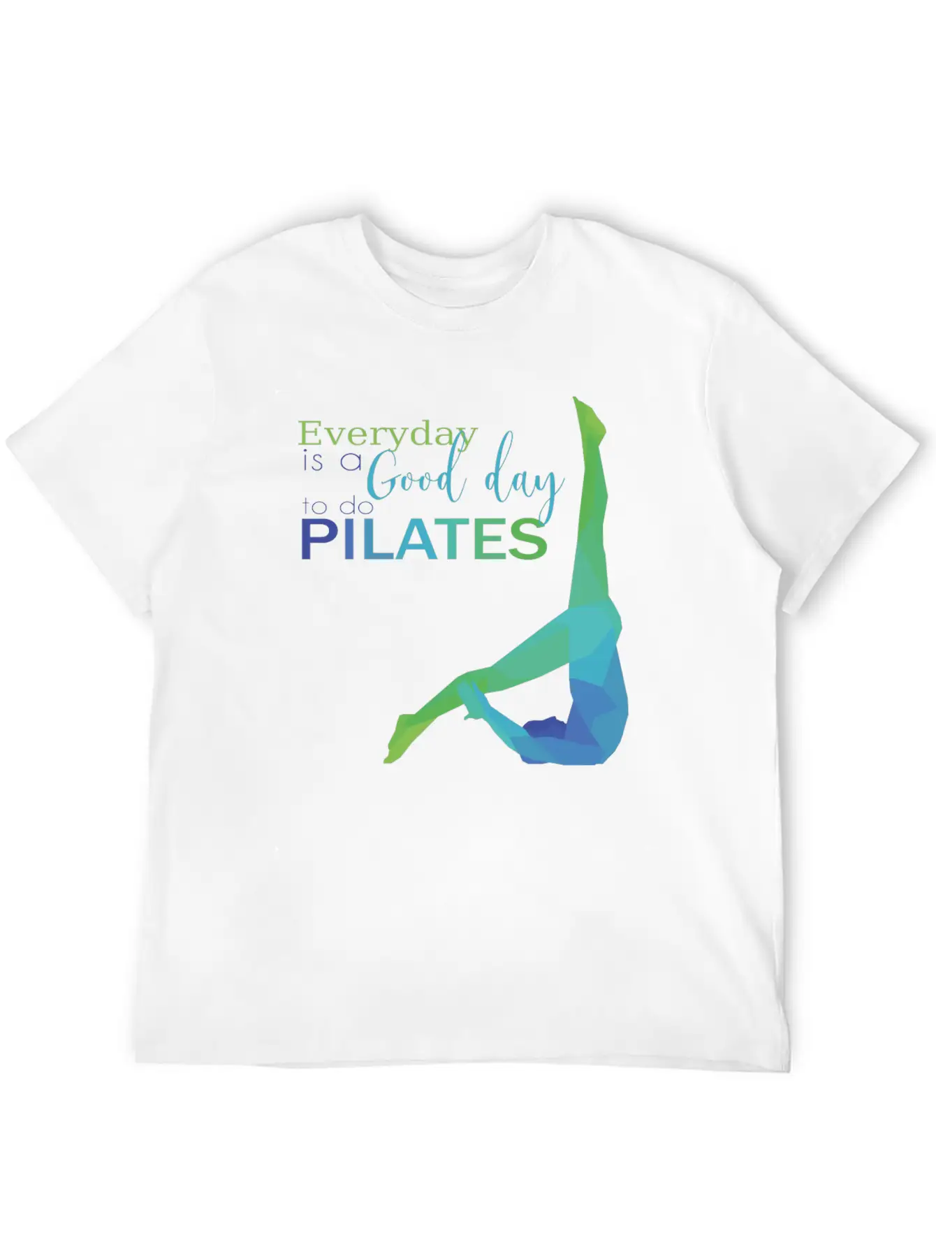 Pilates Exercise Lightweight Cotton T-Shirt – Daily Comfort Graphic Shirt