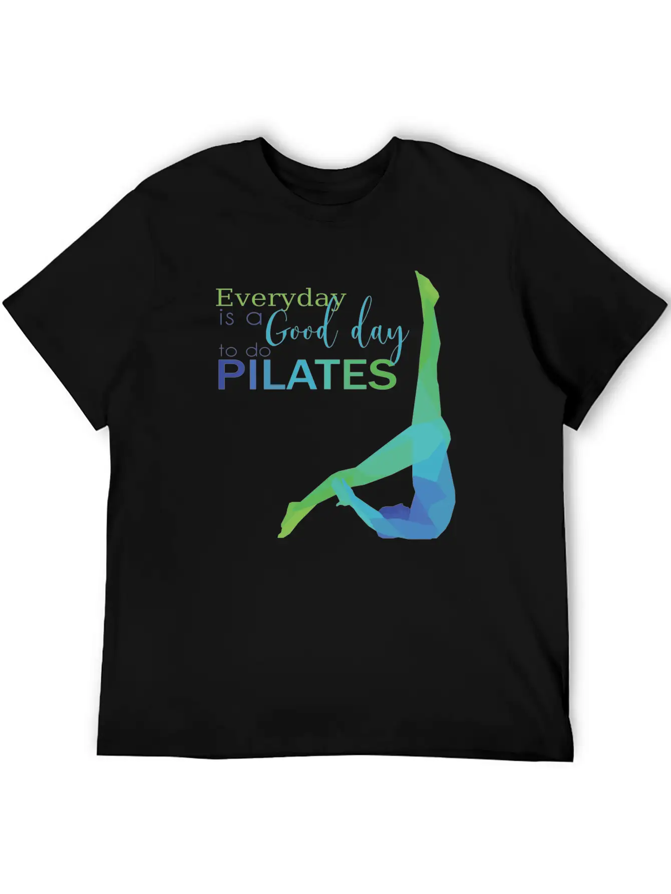 Pilates Exercise Lightweight Cotton T-Shirt – Daily Comfort Graphic Shirt