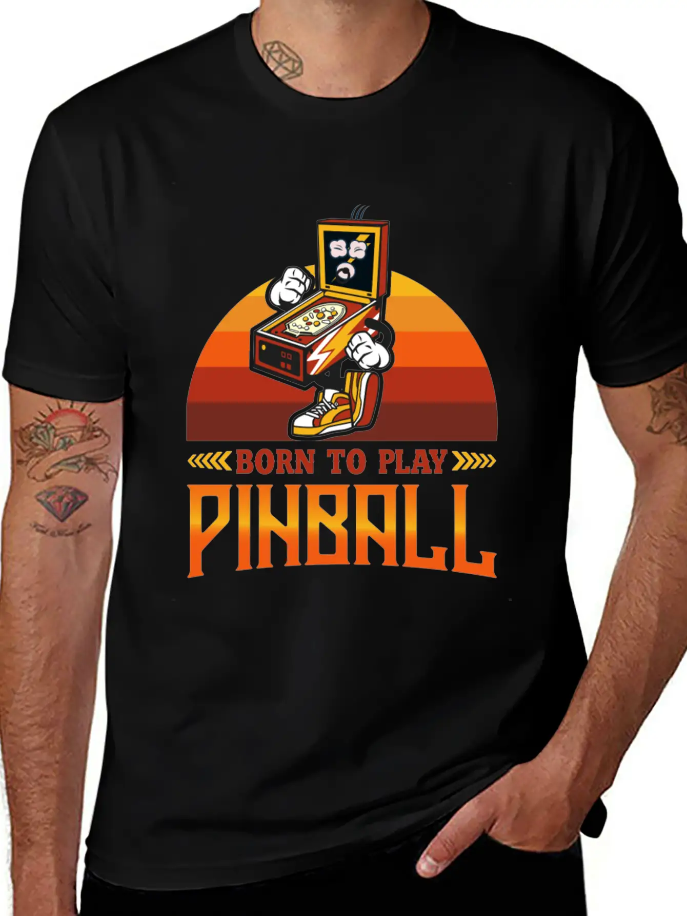 Pinball, Pinball Pinball Enthusiast, Arcade, Comfortable Minimalist Graphic Tee – Summer Style Essential