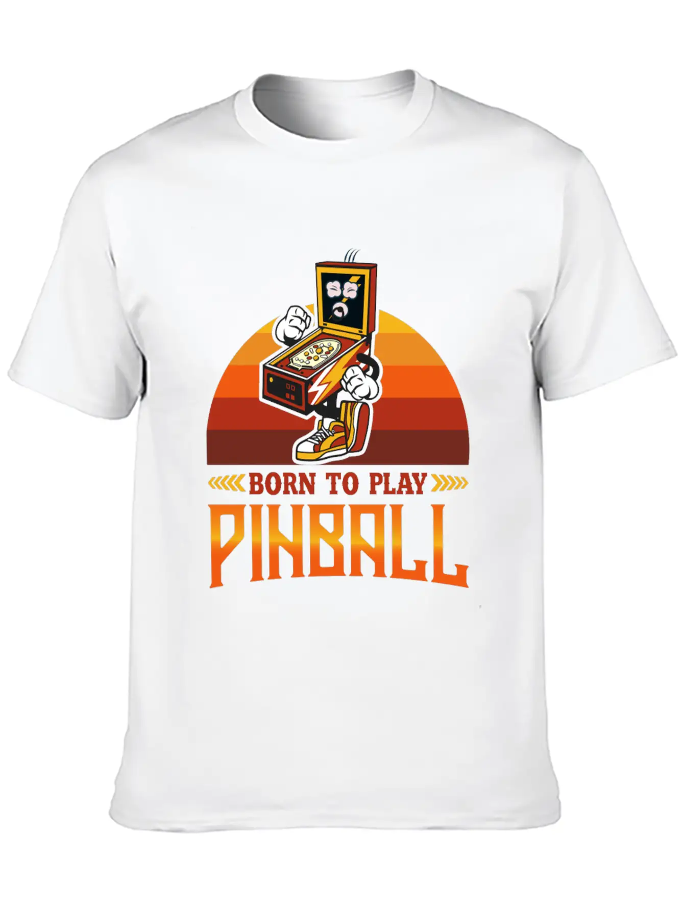 Pinball, Pinball Pinball Enthusiast, Arcade, Comfortable Minimalist Graphic Tee – Summer Style Essential