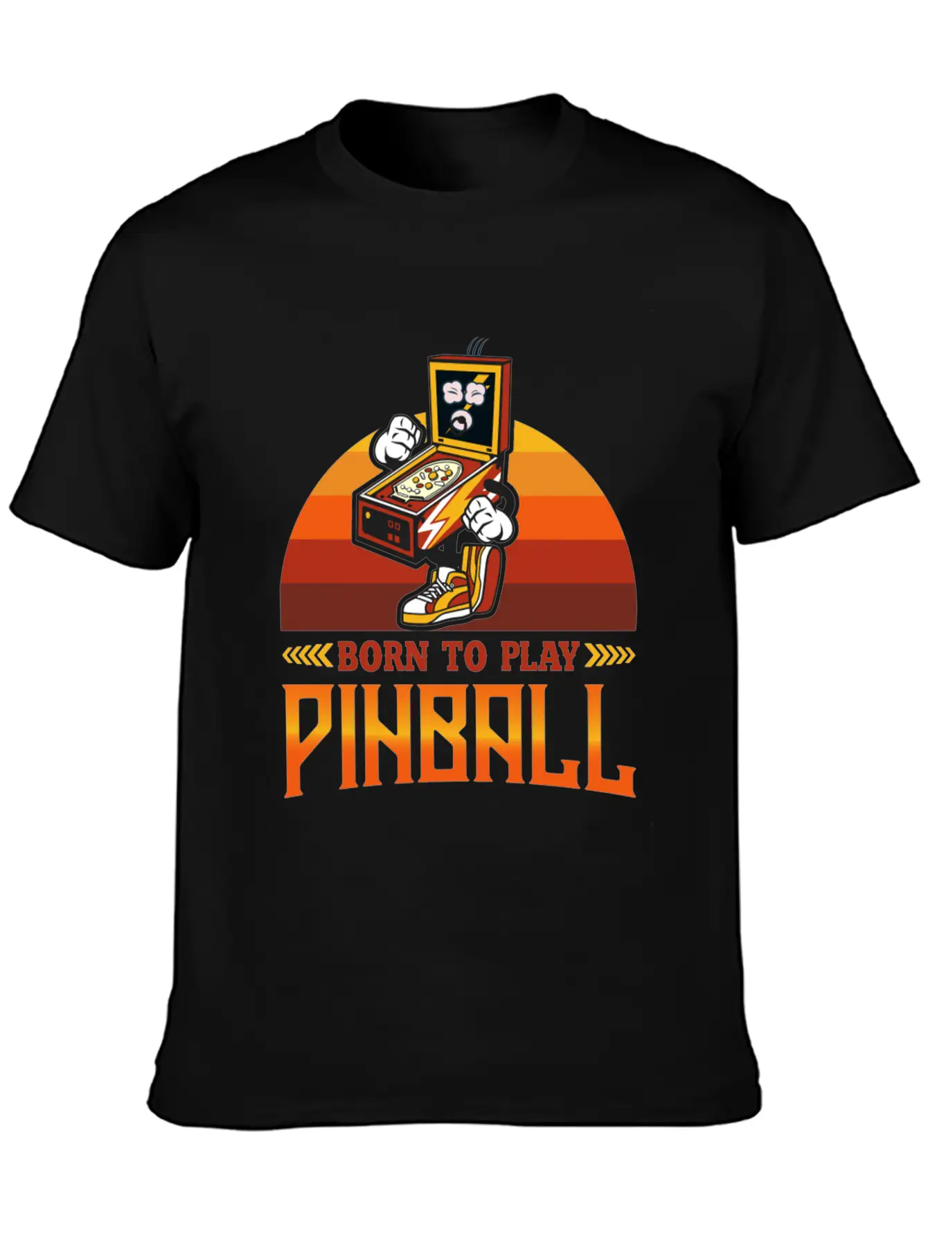Pinball, Pinball Pinball Enthusiast, Arcade, Comfortable Minimalist Graphic Tee – Summer Style Essential