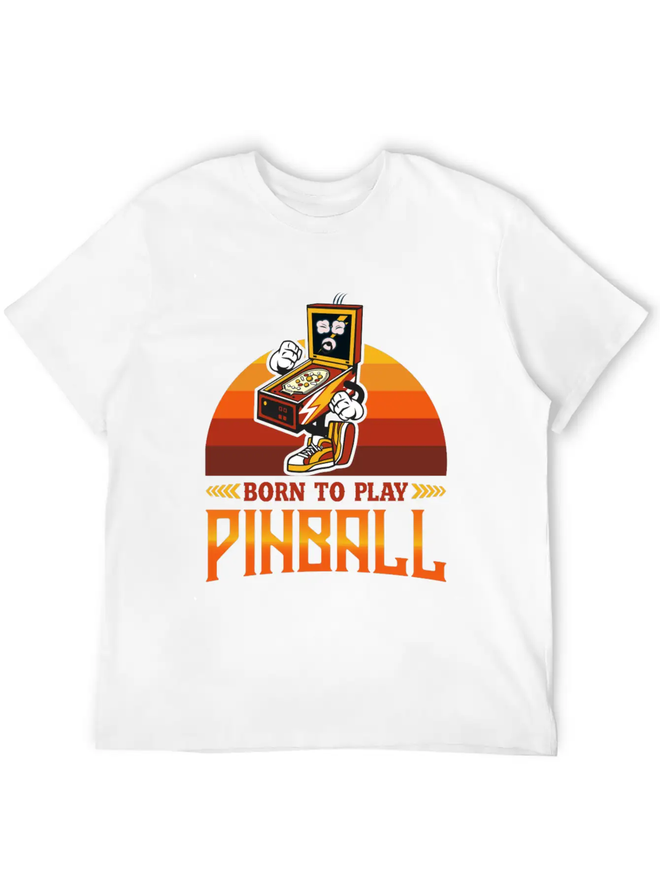 Pinball, Pinball Pinball Enthusiast, Arcade, Comfortable Minimalist Graphic Tee – Summer Style Essential