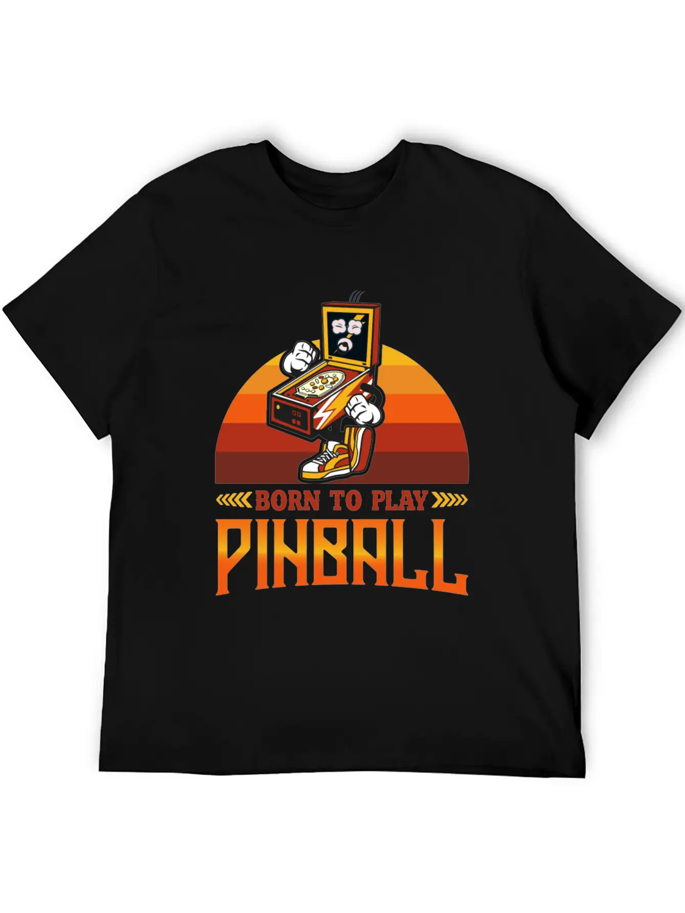 Pinball, Pinball Pinball Enthusiast, Arcade, Comfortable Minimalist Graphic Tee – Summer Style Essential