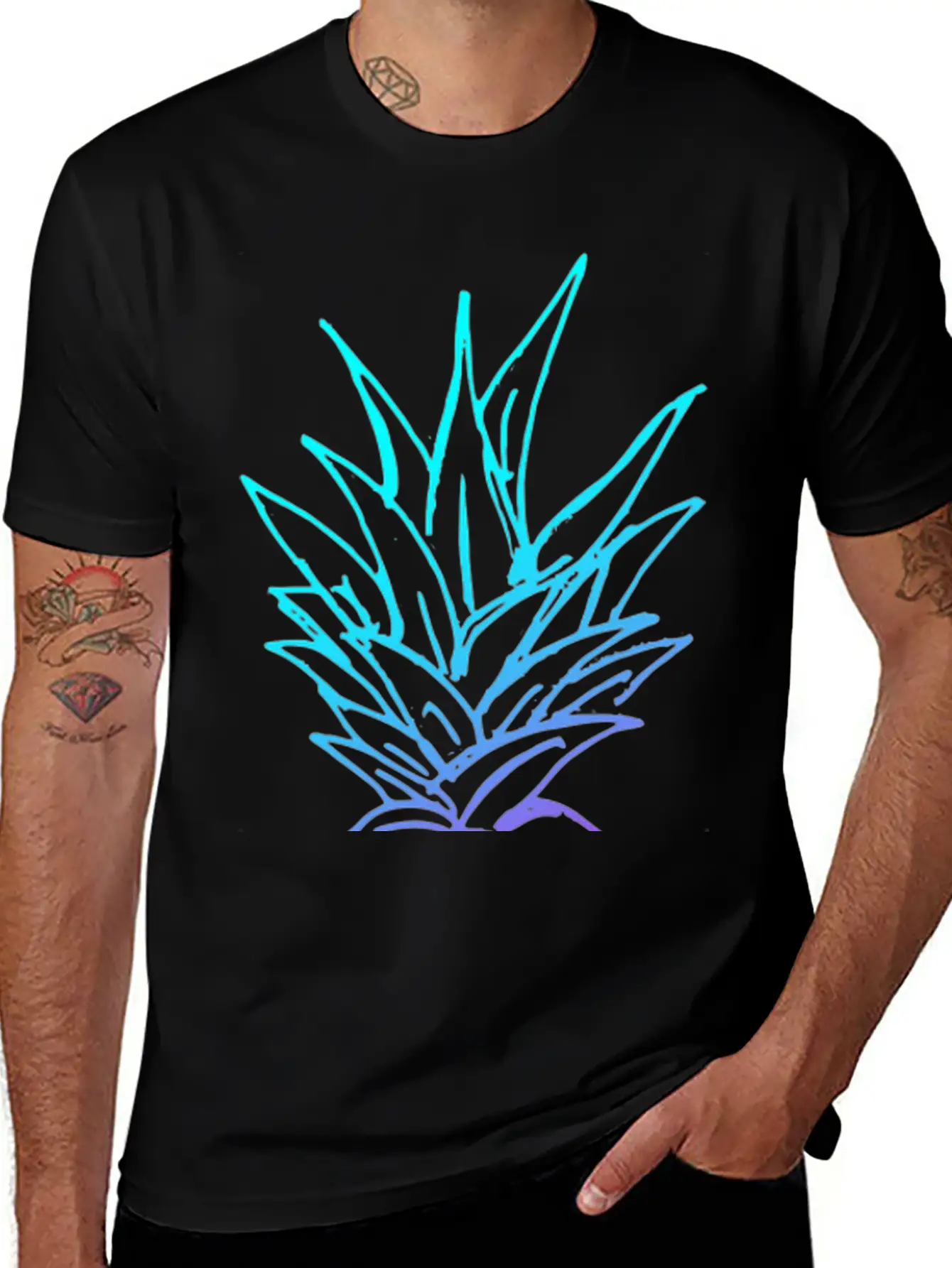 Pineapple Glow Classic Fit Graphic Tee For Daily Comfort – Unisex Cotton Shirt
