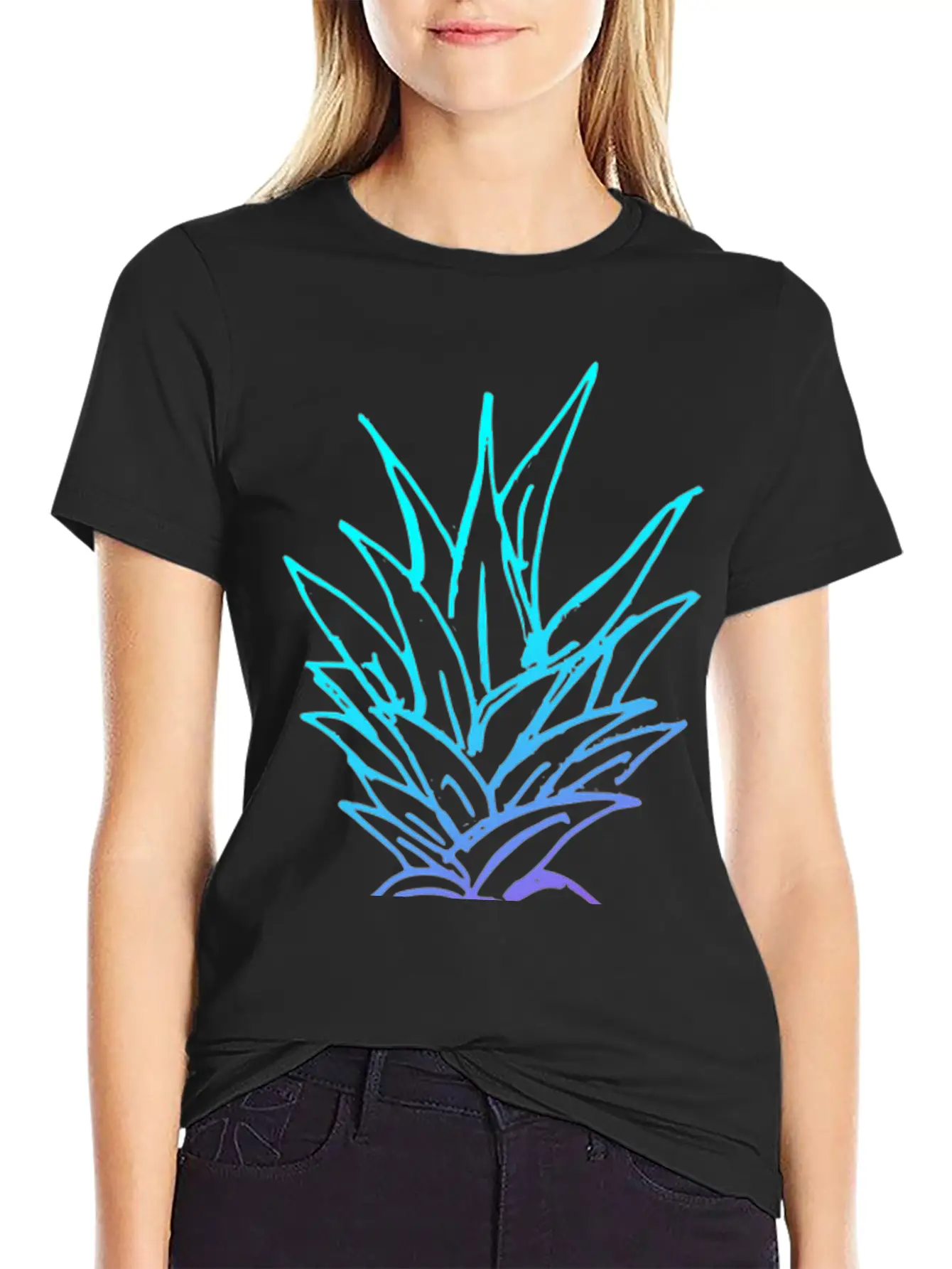 Pineapple Glow Classic Fit Graphic Tee For Daily Comfort – Unisex Cotton Shirt