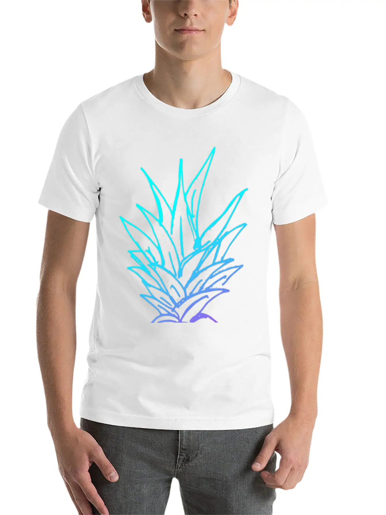 Pineapple Glow Classic Fit Graphic Tee For Daily Comfort – Unisex Cotton Shirt