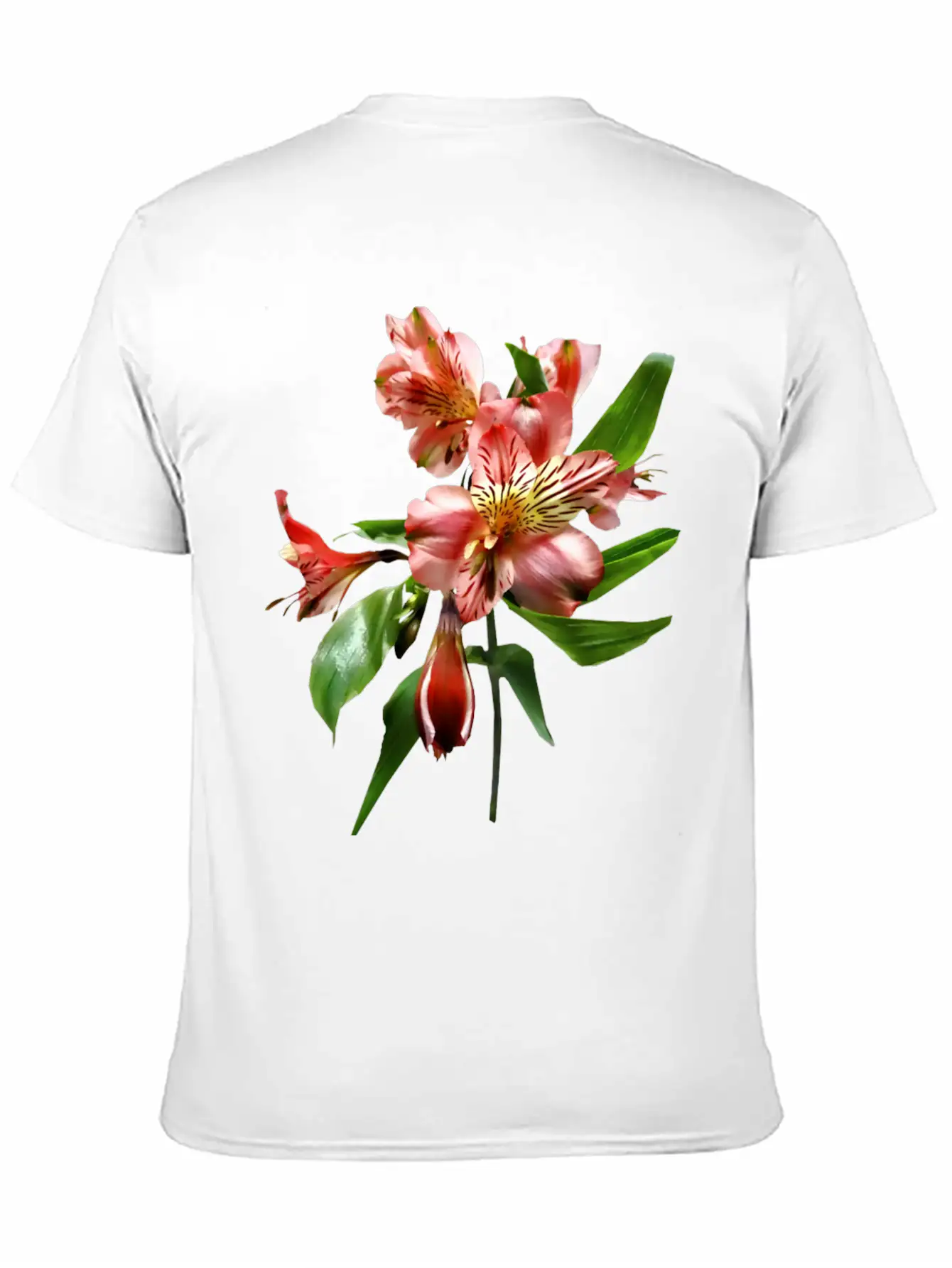 Pink Asiatic Lilies Closeup Unisex Casual T-Shirt – Clean Design For Daily Comfort