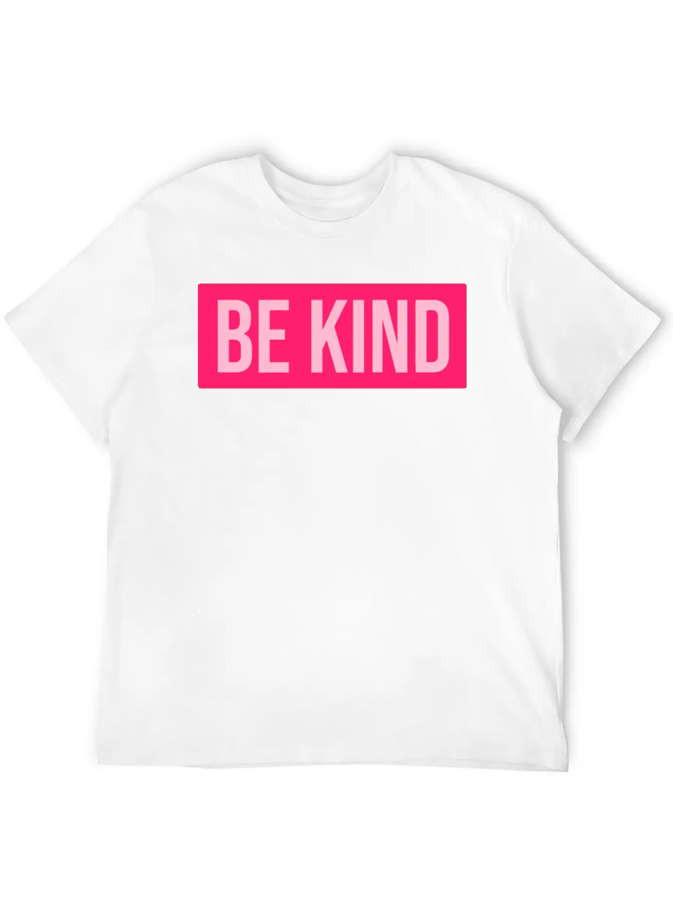 Pink Be Kind Unisex Casual T-Shirt – Clean Design For Daily Comfort