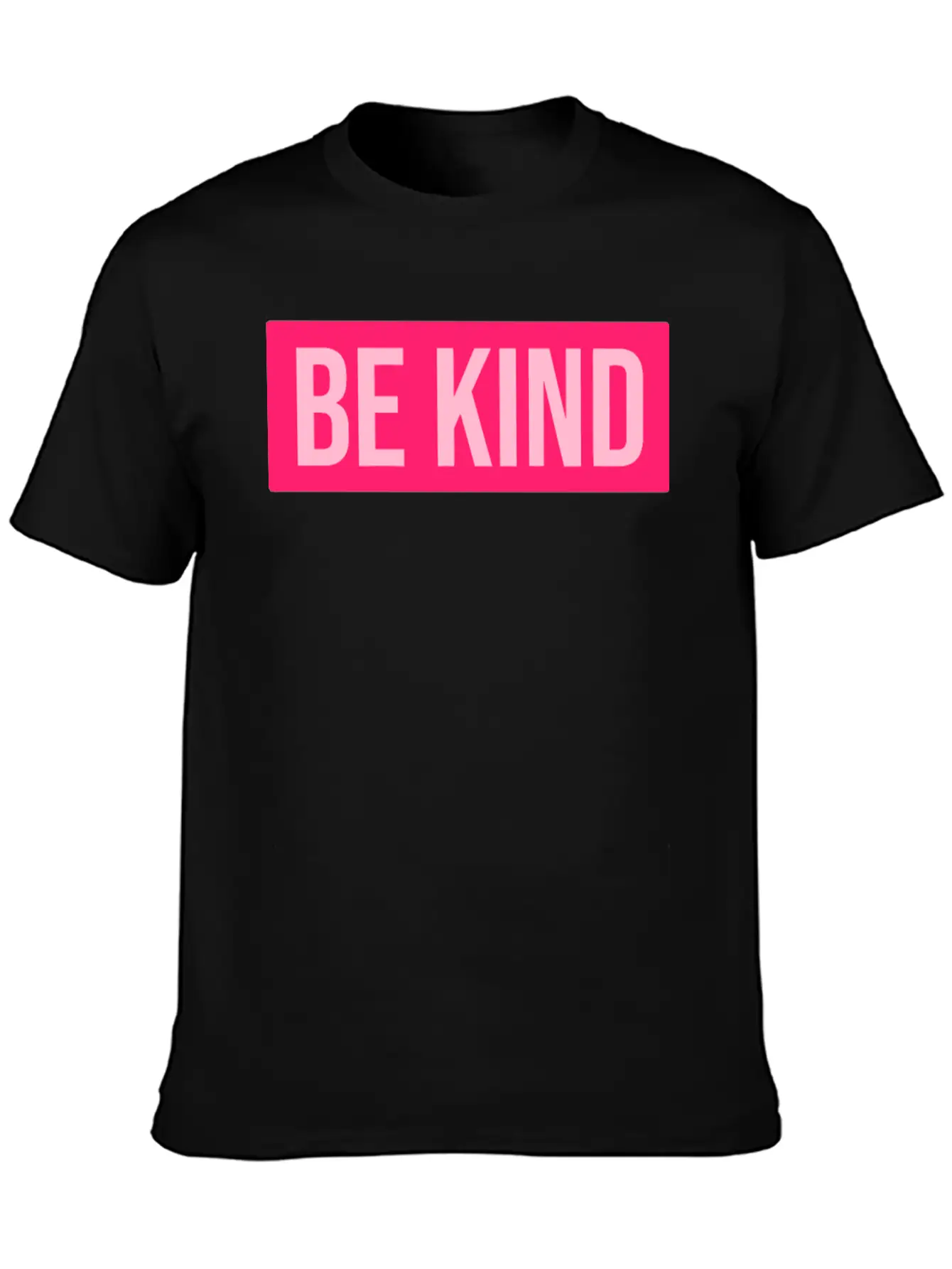 Pink Be Kind Unisex Casual T-Shirt – Clean Design For Daily Comfort