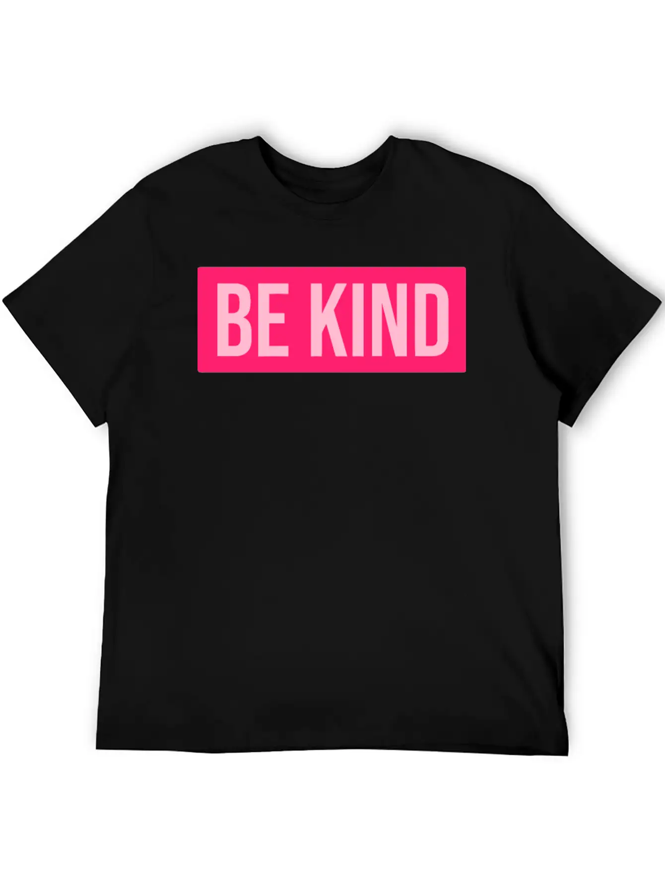 Pink Be Kind Unisex Casual T-Shirt – Clean Design For Daily Comfort