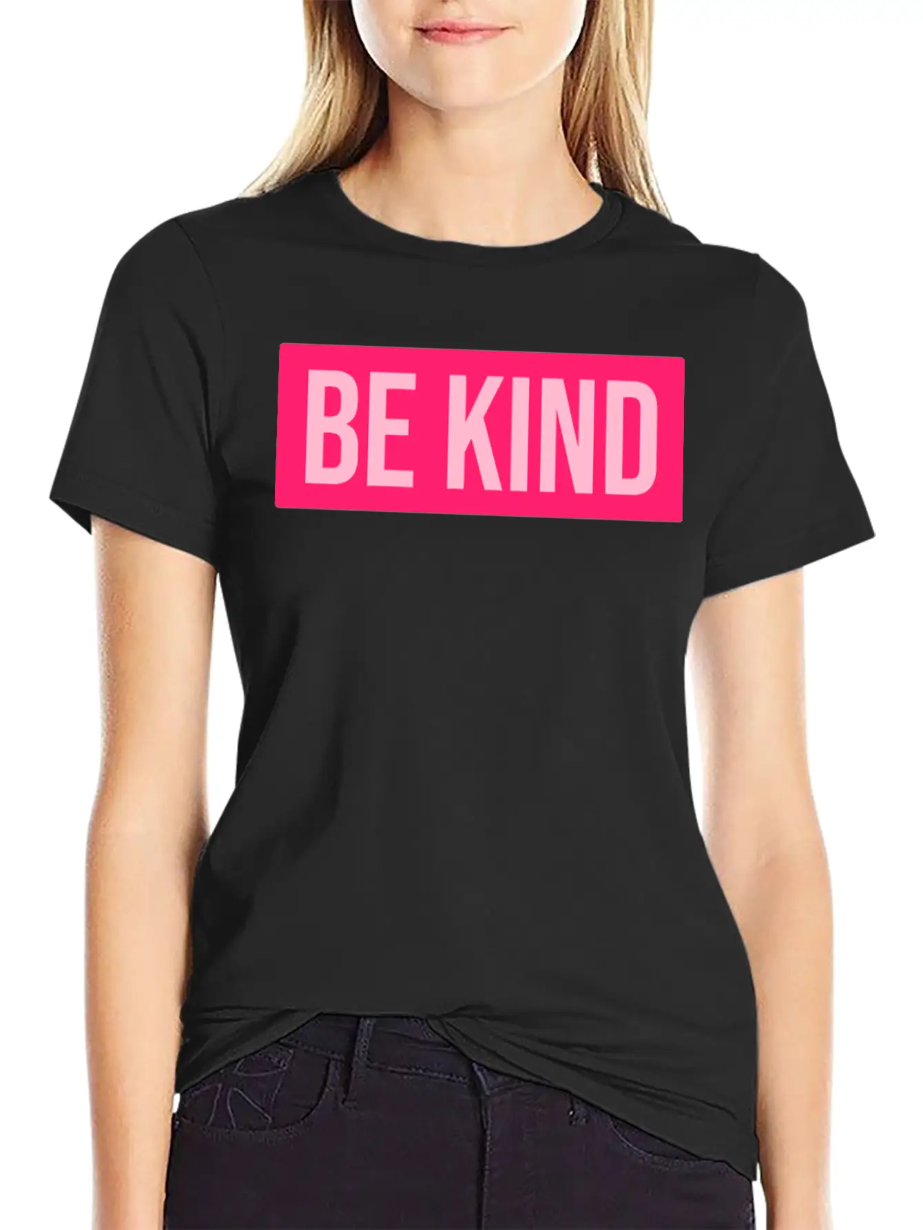 Pink Be Kind Unisex Casual T-Shirt – Clean Design For Daily Comfort