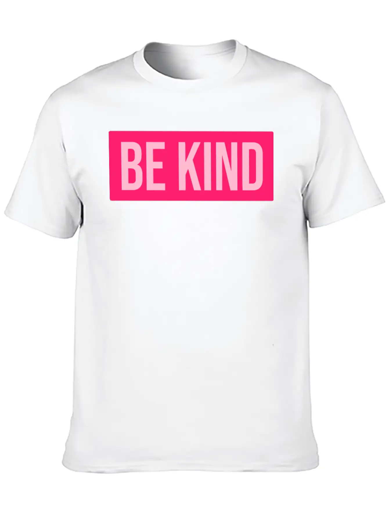 Pink Be Kind Unisex Casual T-Shirt – Clean Design For Daily Comfort