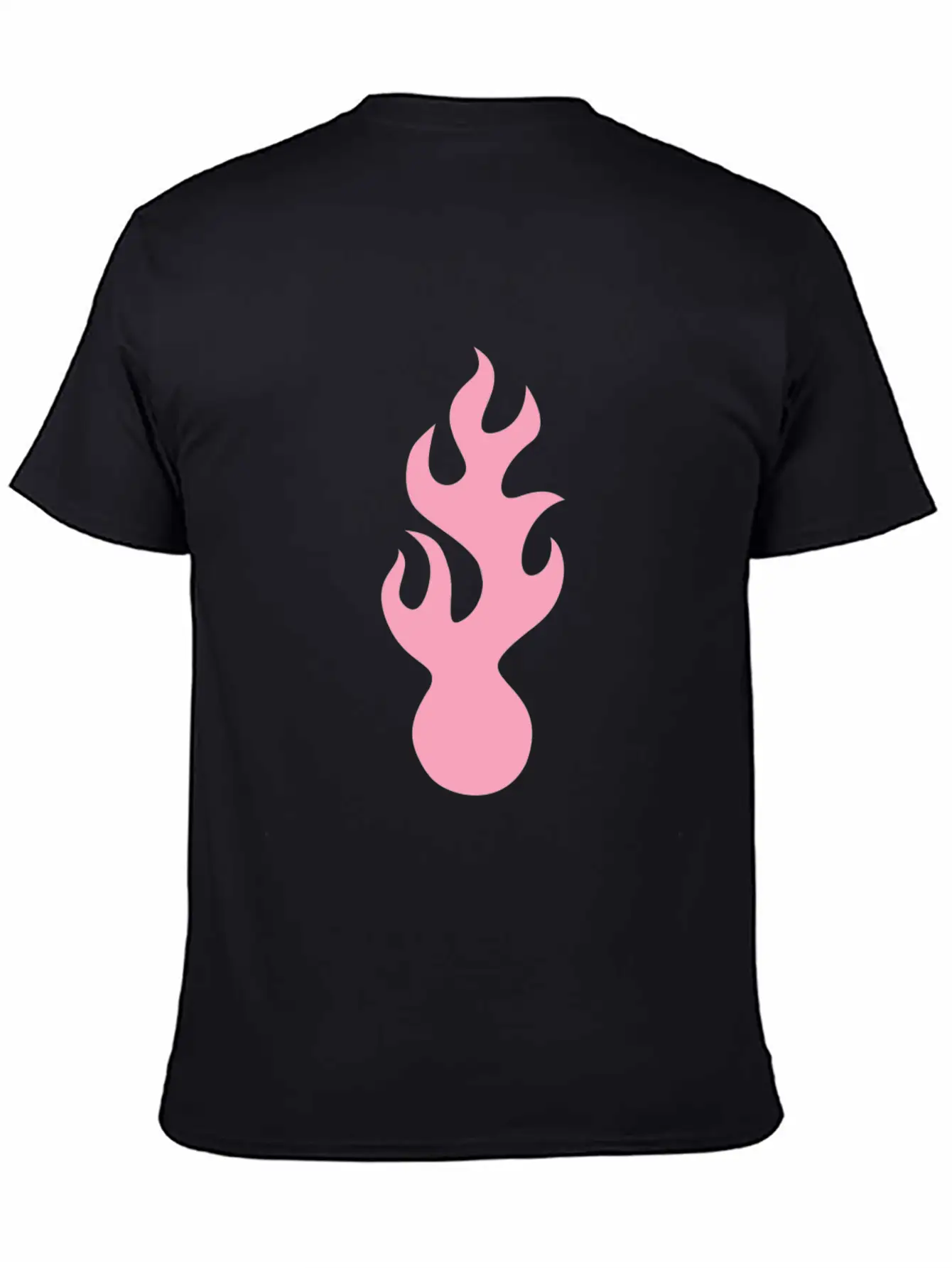 Pink Flame Tribal Art Tribe Floral Paleo Cave Lightweight Cotton T-Shirt – Daily Comfort Graphic Shirt