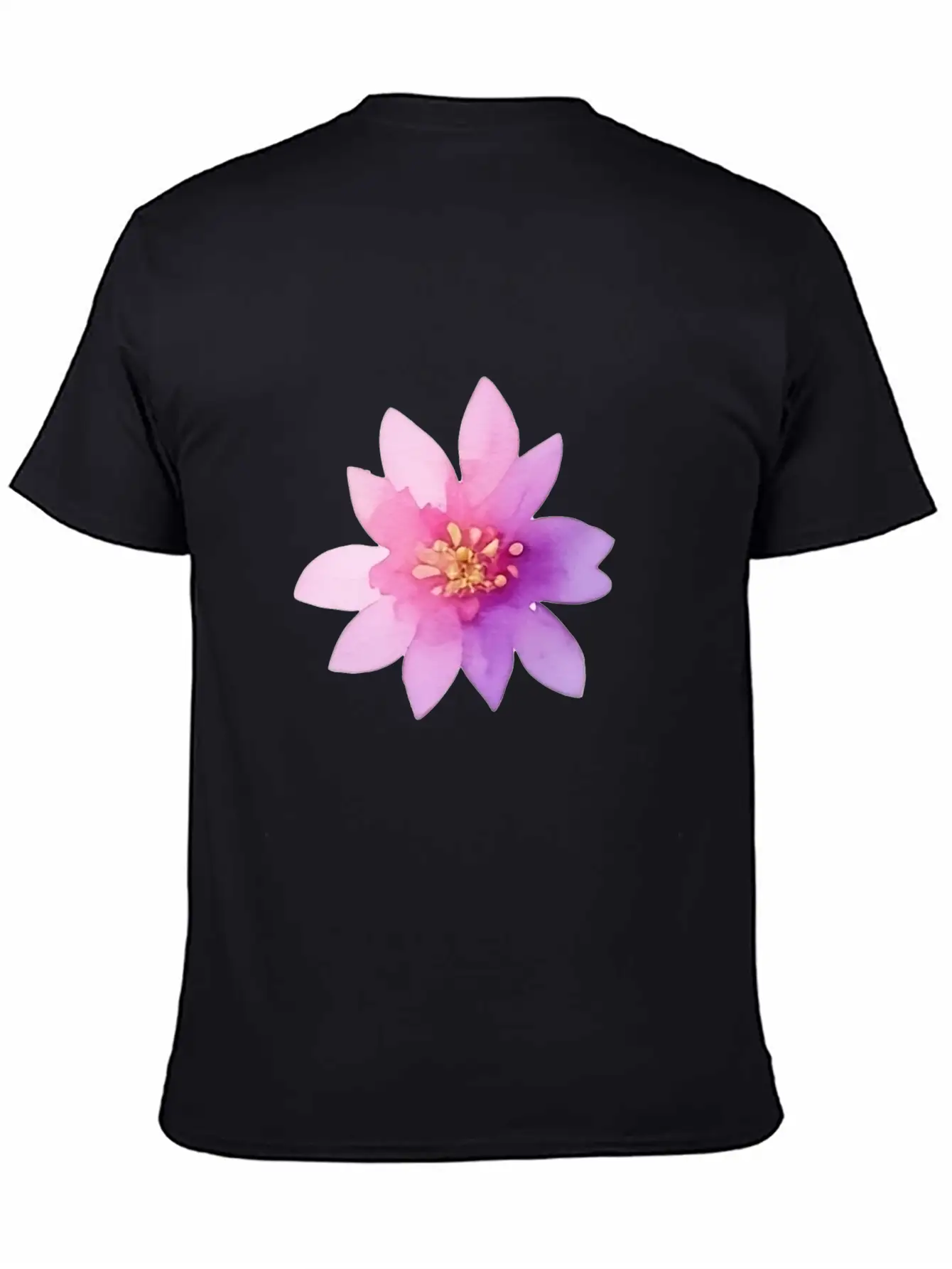 Pink Lotus OrWater Lily Flower Classic Fit Graphic Tee For Daily Comfort – Unisex Cotton Shirt