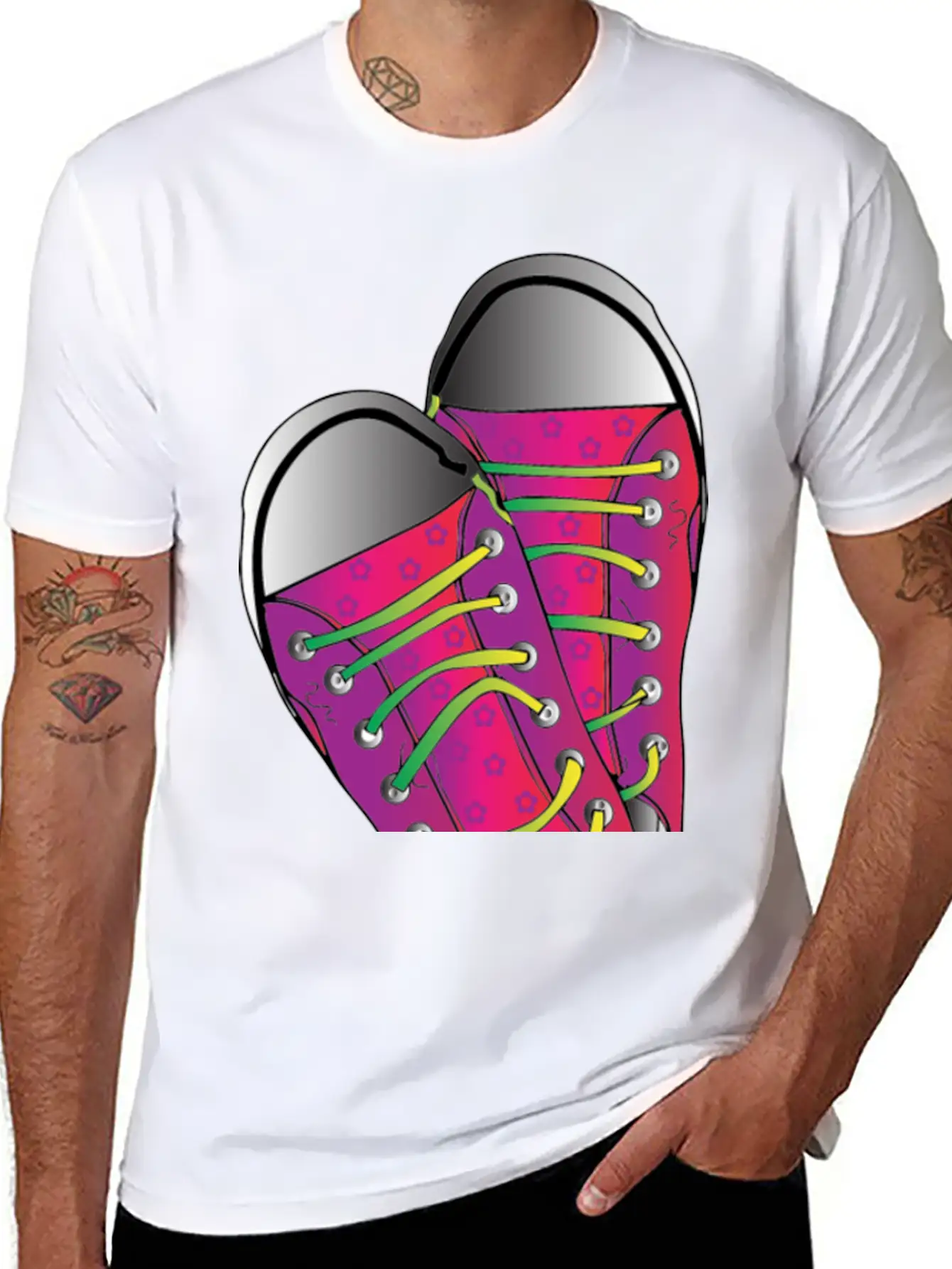 PINK NEON TENNIS Modern Fit Casual T-Shirt ��� Clean And Versatile Design
