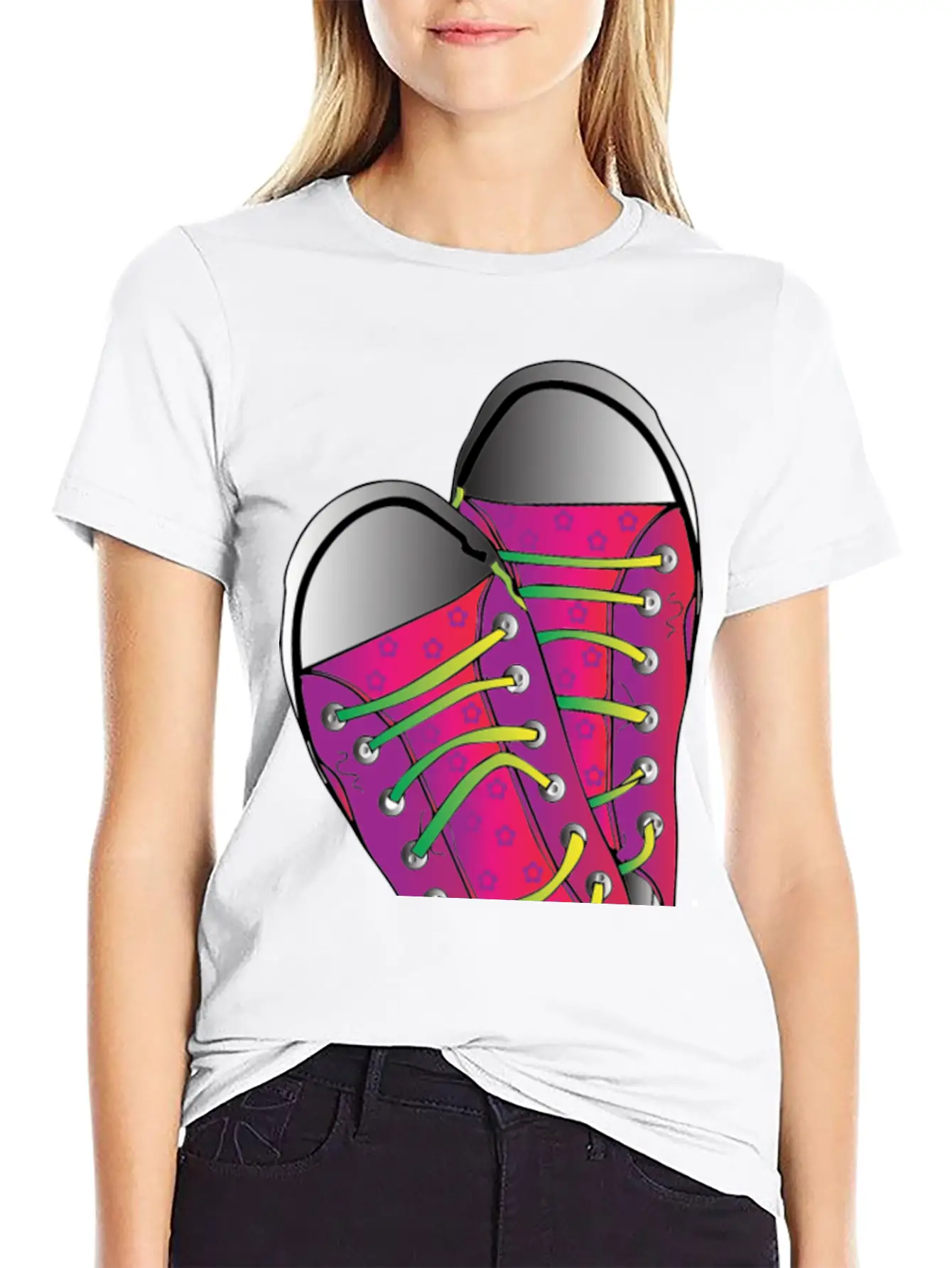 PINK NEON TENNIS Modern Fit Casual T-Shirt ��� Clean And Versatile Design