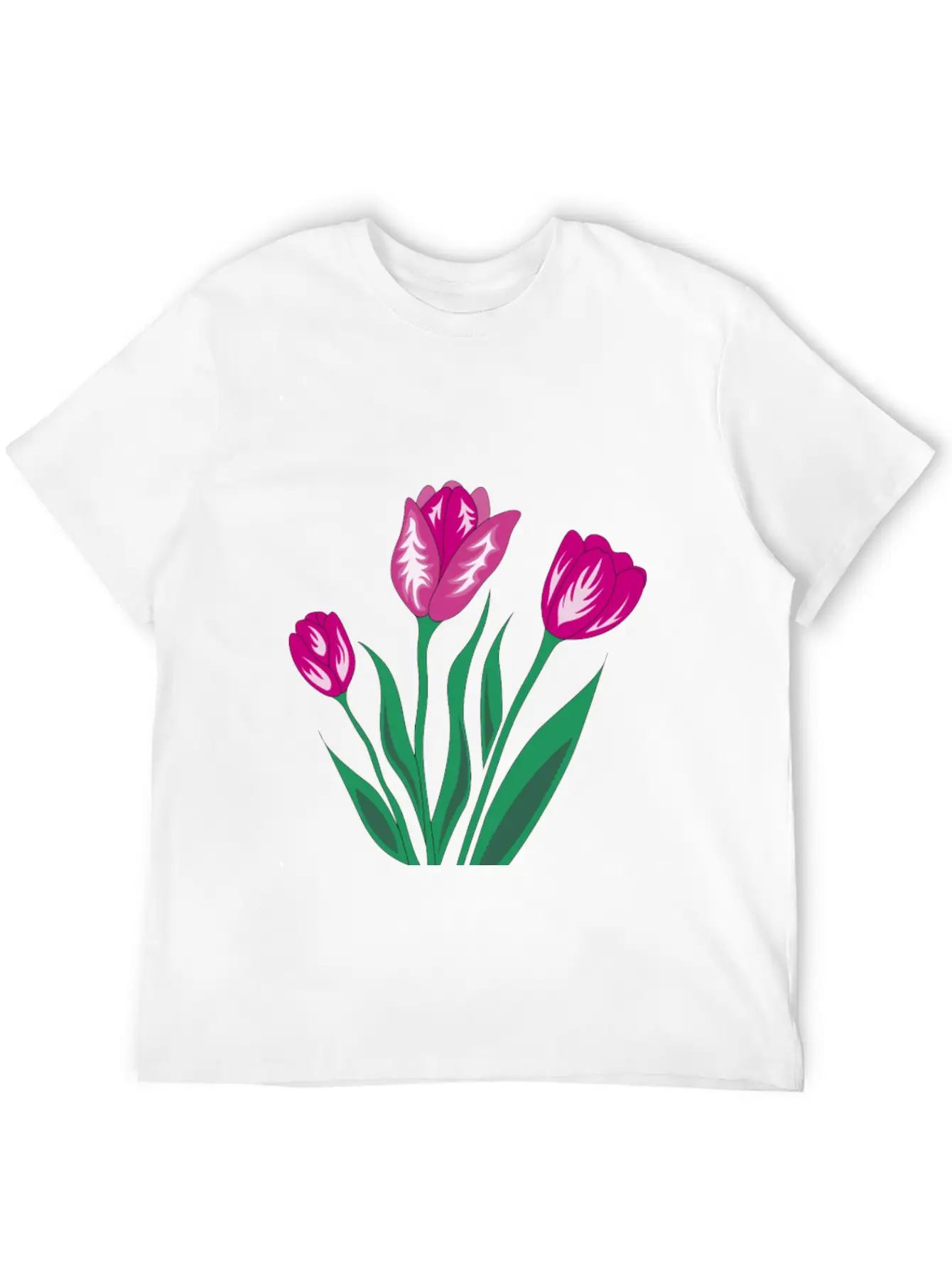 Pink Tulip Relaxed Everyday Tee – Lightweight And Durable Cotton
