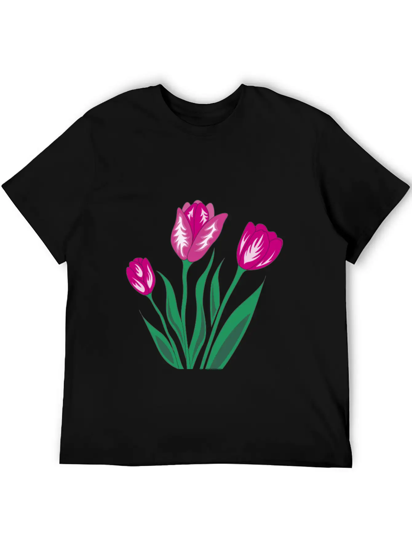 Pink Tulip Relaxed Everyday Tee – Lightweight And Durable Cotton